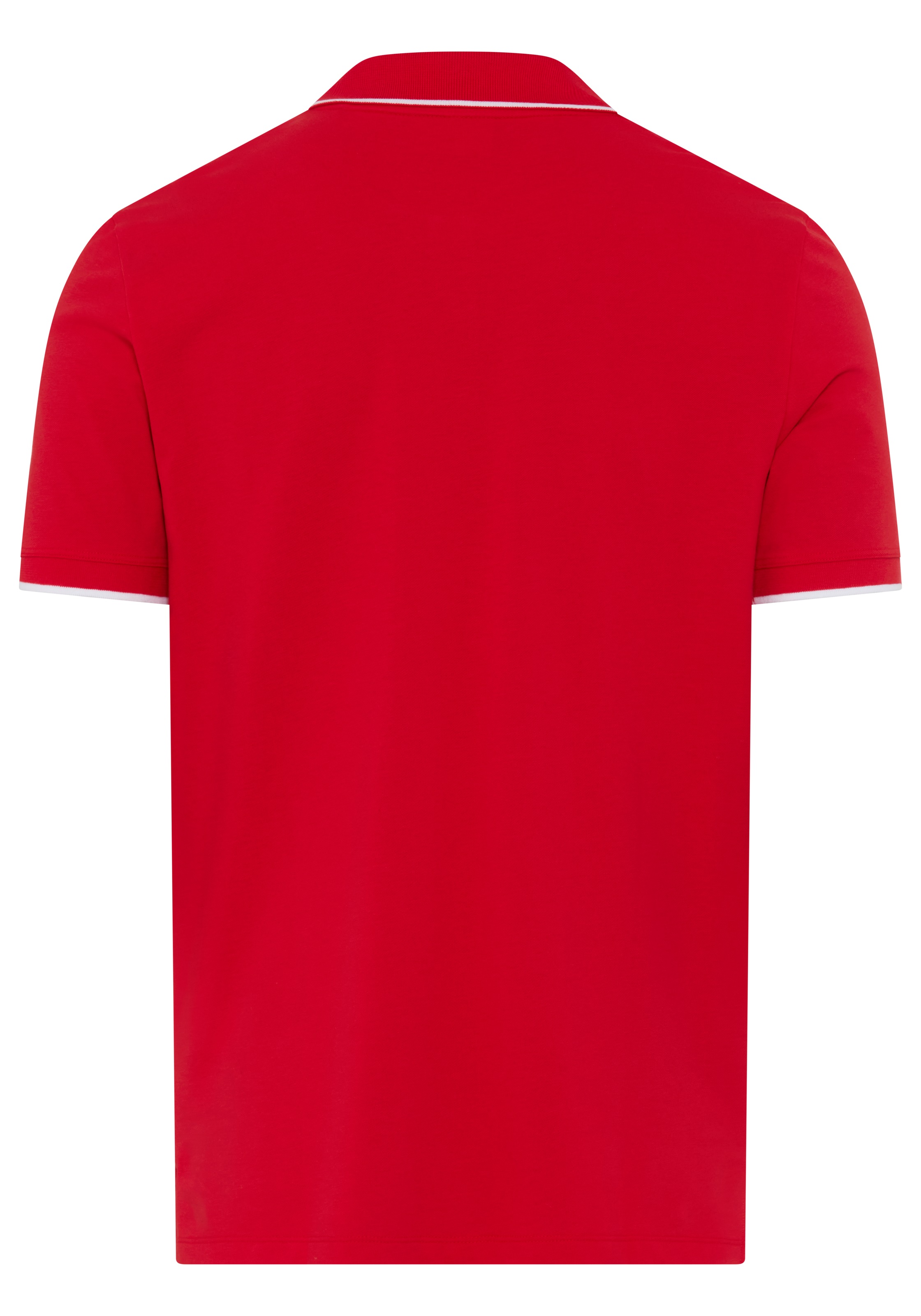 HUGO Poloshirt »Dinoso« Kragen mit kontrastfarbigem Streifen, Slim Fit, Logodruck