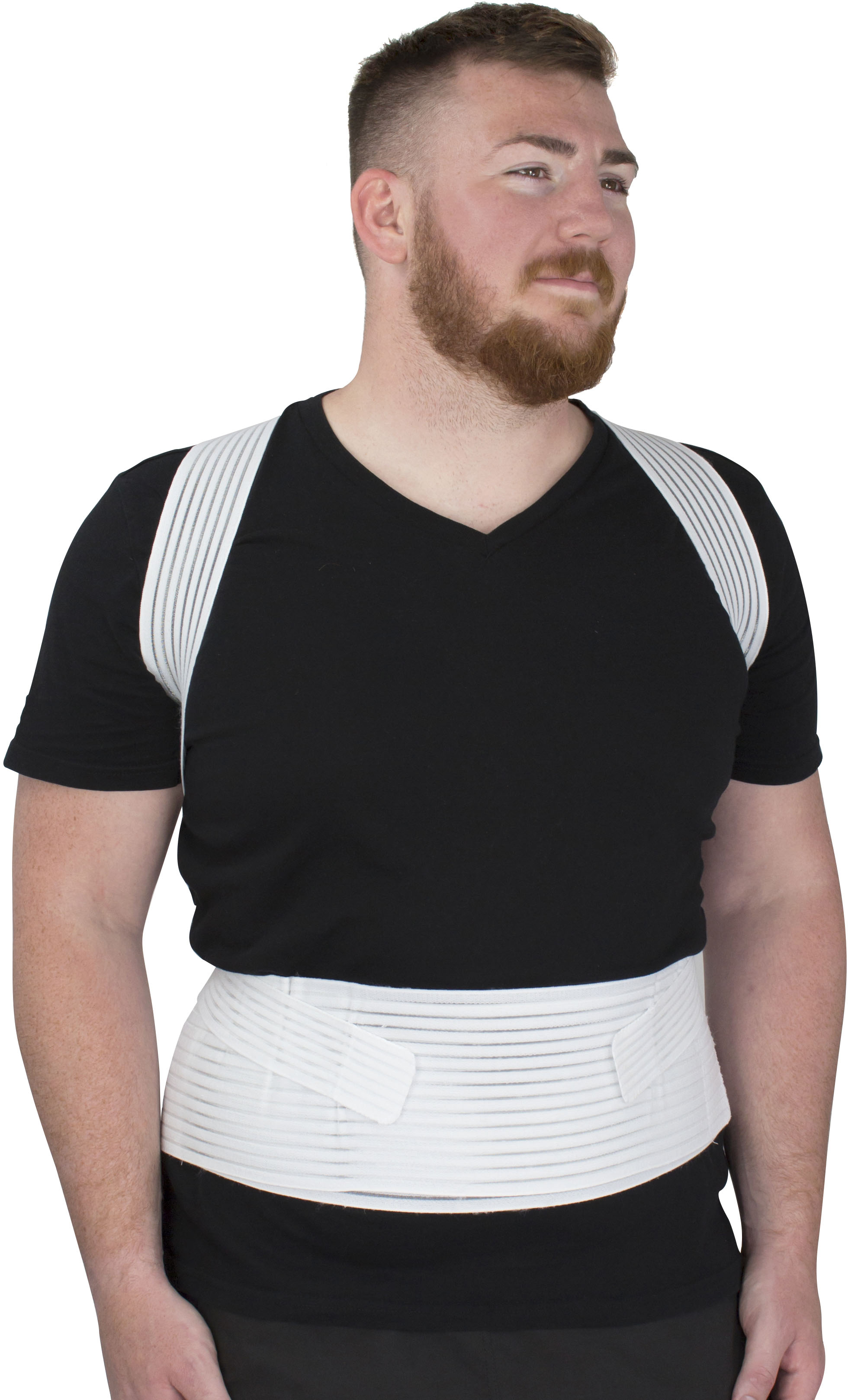 Bauch- und Rückenstützgürtel »Geradehalter mit Stützgürtel«, extra weit geschnittene...