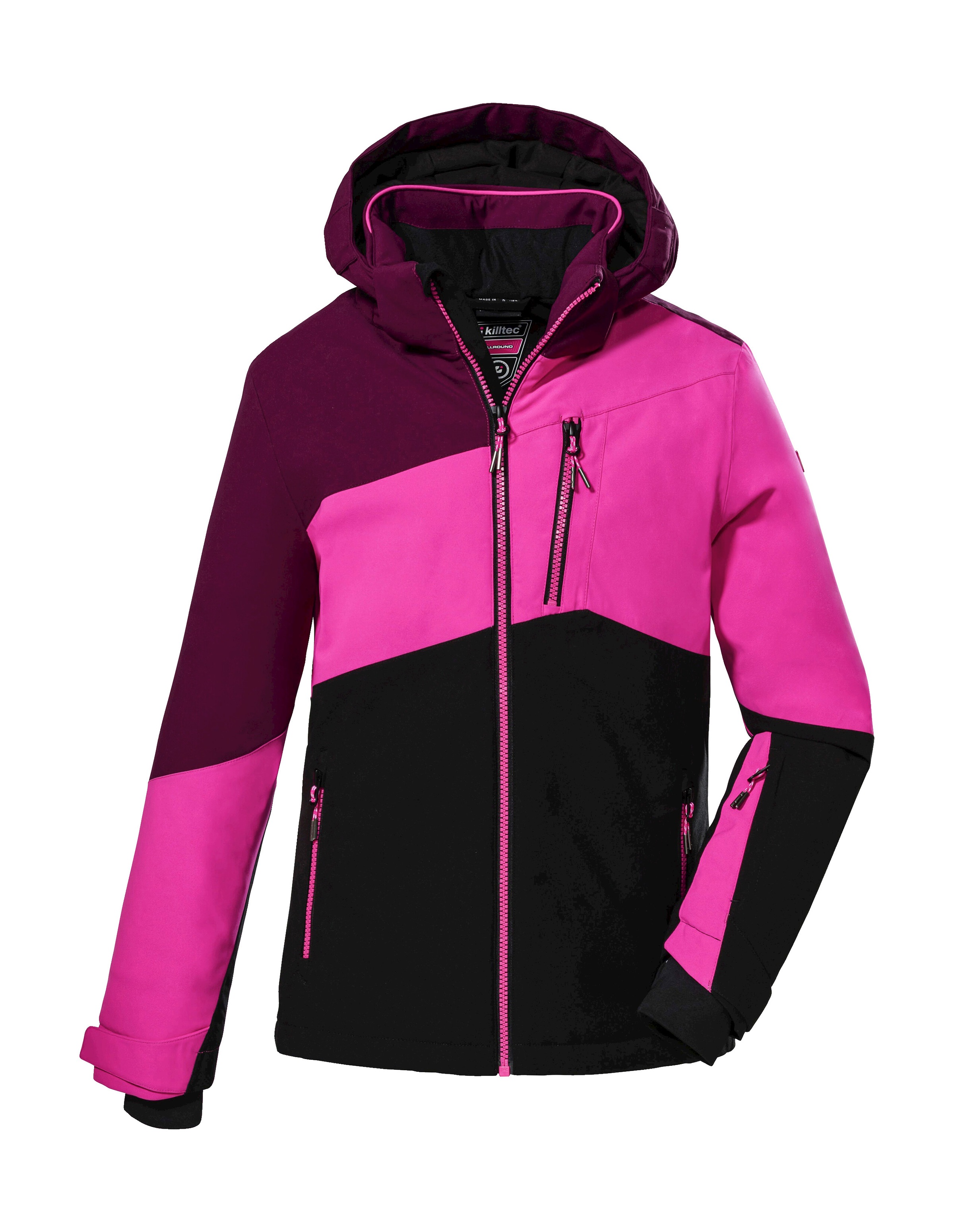 Skijacke „KSW 166 GRLS SKI JCKT“, Gr. 140, himbeere