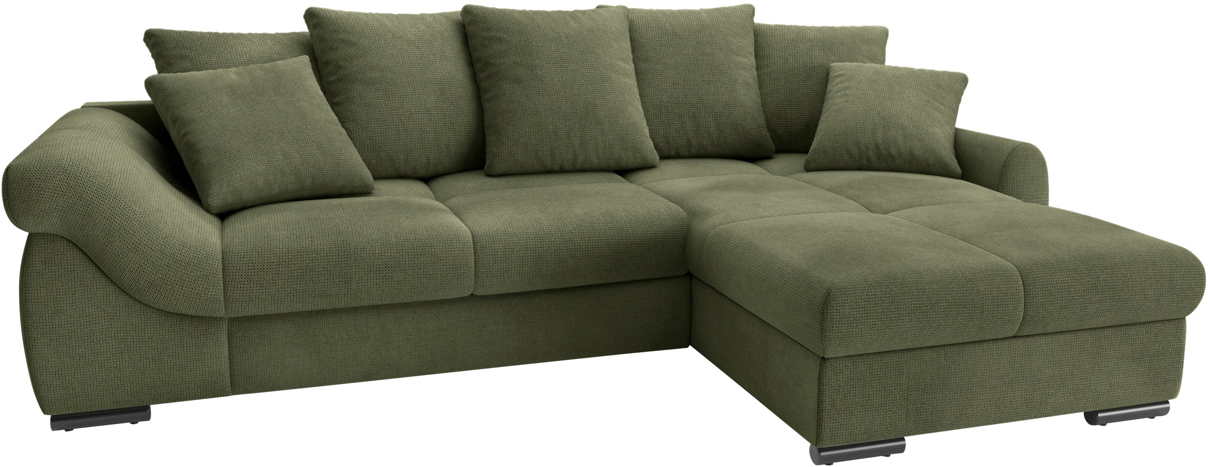 Mr. Couch Ecksofa »Livorno L-Form«, inkl. Hochschläfer-Bettauszug, XL-Bettk günstig online kaufen