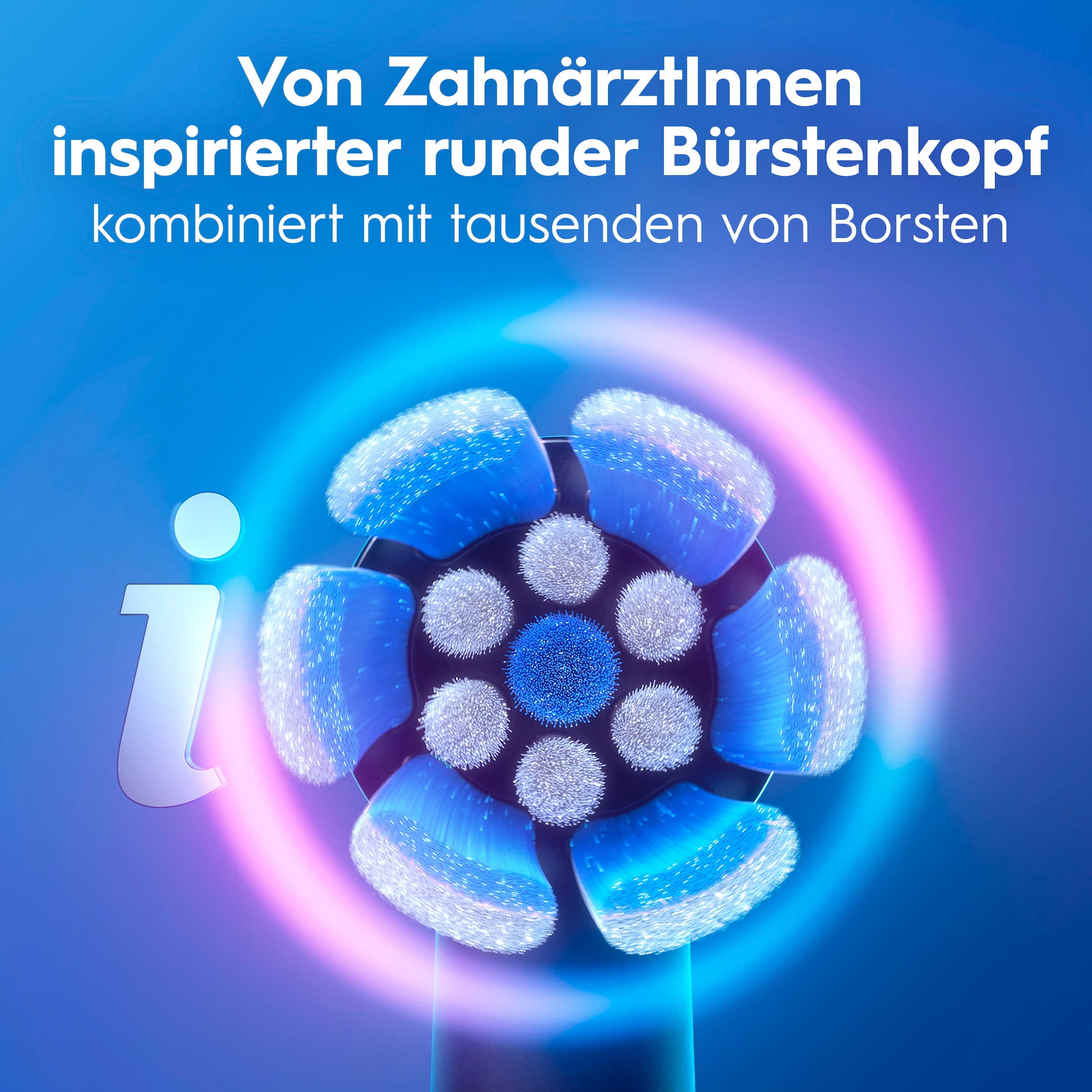 Oral-B Elektrische Zahnbürste »iO Series 2« 2 Stk. Aufsteckbürsten für die sanfte Reinigung, mit 2. Handstück