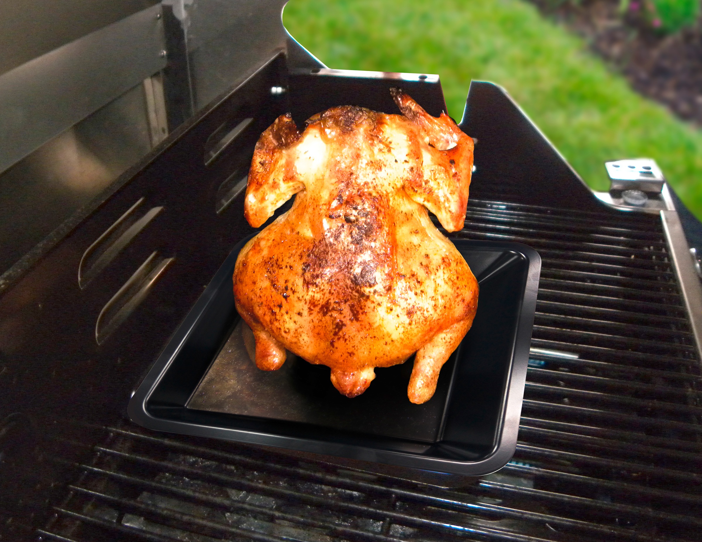 Tepro Grillguthalter »Hähnchenhalter« Gusseisen antihaftbeschichtet