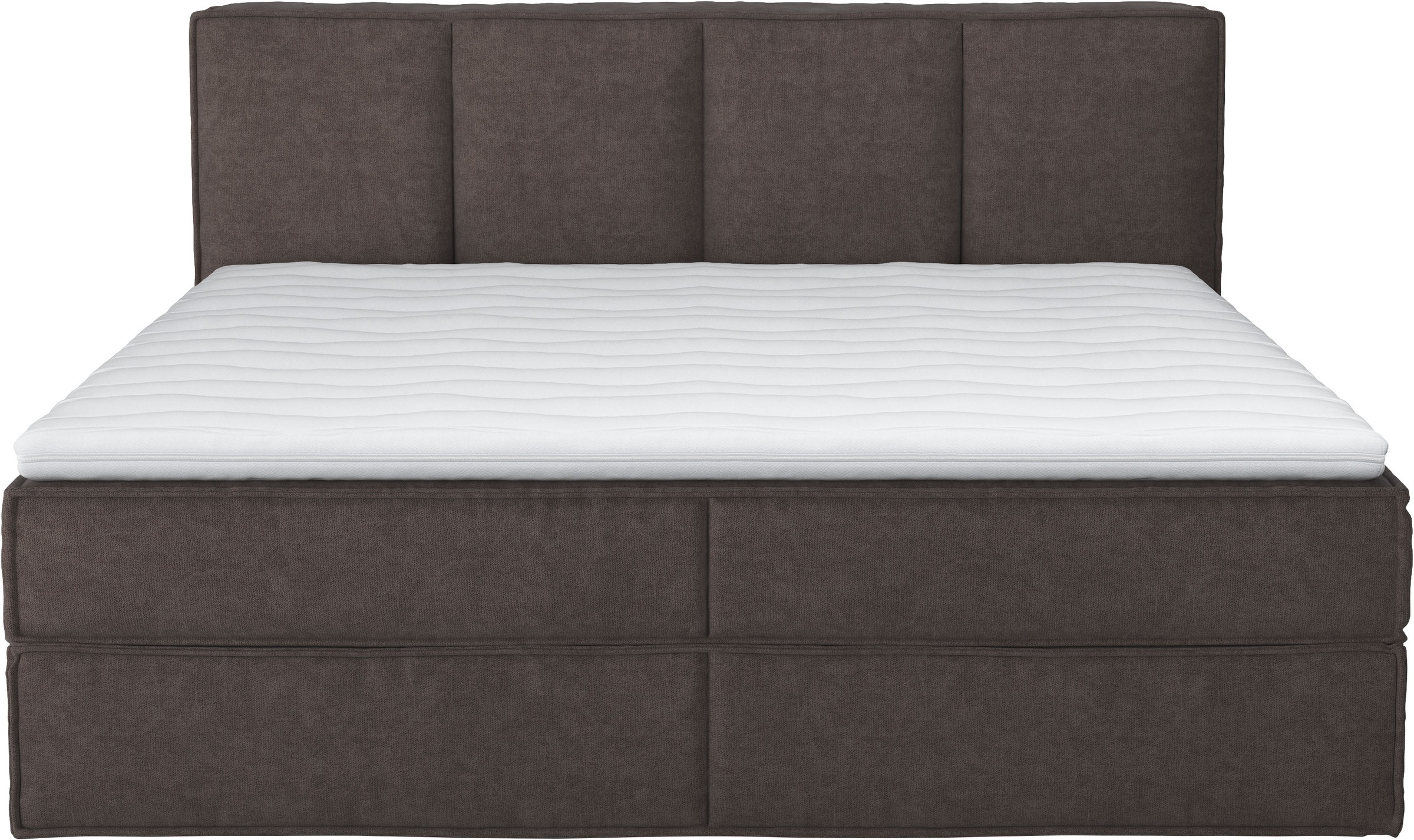 Home affaire Boxspringbett »Milano«, Boxbett inkl. Topper, 2 Matratzen, Härtegrade H2, H3 und H4 wählbar