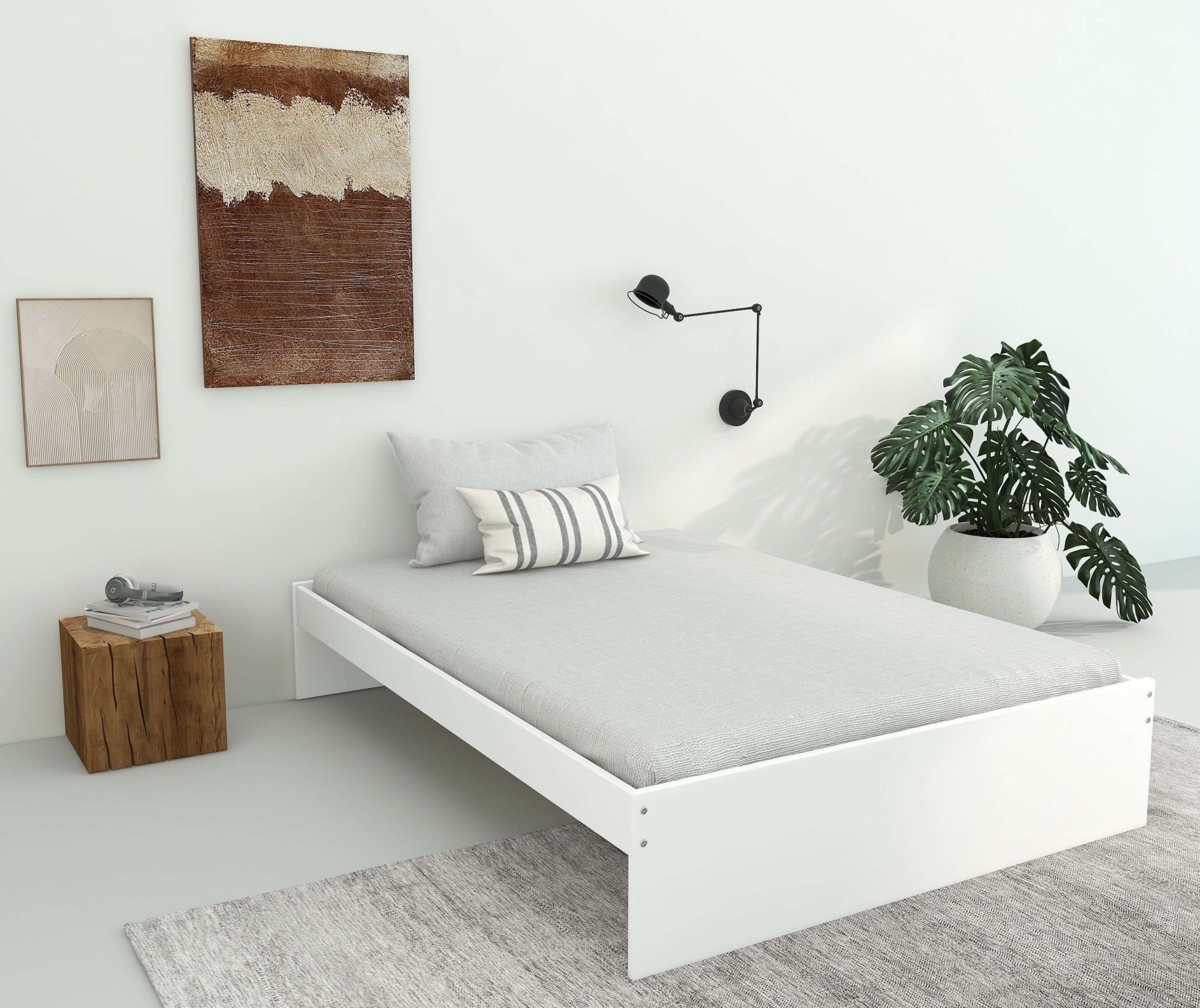 OTTO home Bett »Magdala, Futonbett, schlichtes Design, Top Qualität« Breite günstig online kaufen