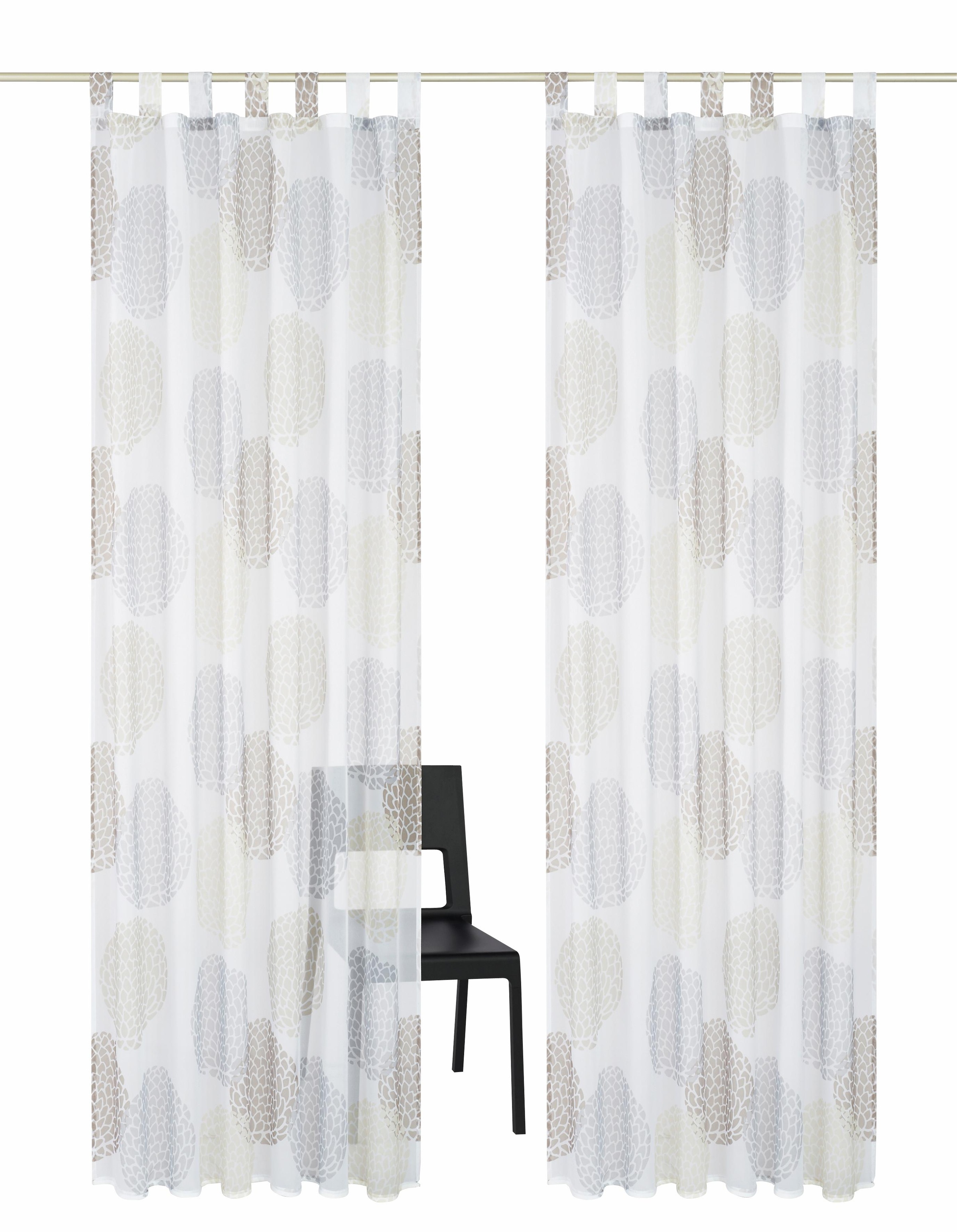 my home Gardine »Belem« Schlaufen 1 Stk. tlg. 1 oder 2 Schals, Vorhang, Fer günstig online kaufen