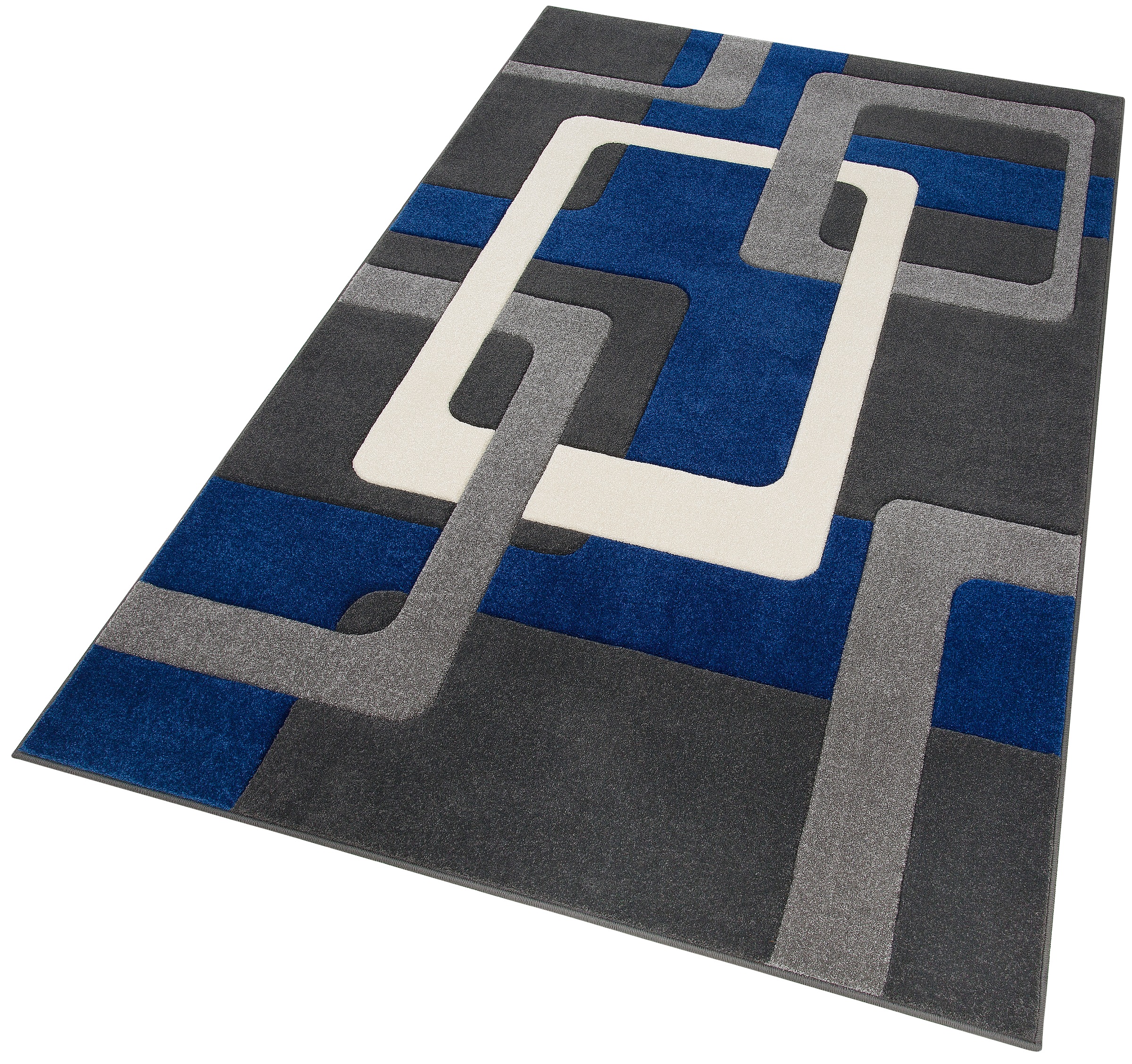 my home Teppich schnell 3D-Design bequem »Maxim«, bestellen rechteckig, Kurzflor, und Hoch-Tief-Effekt
