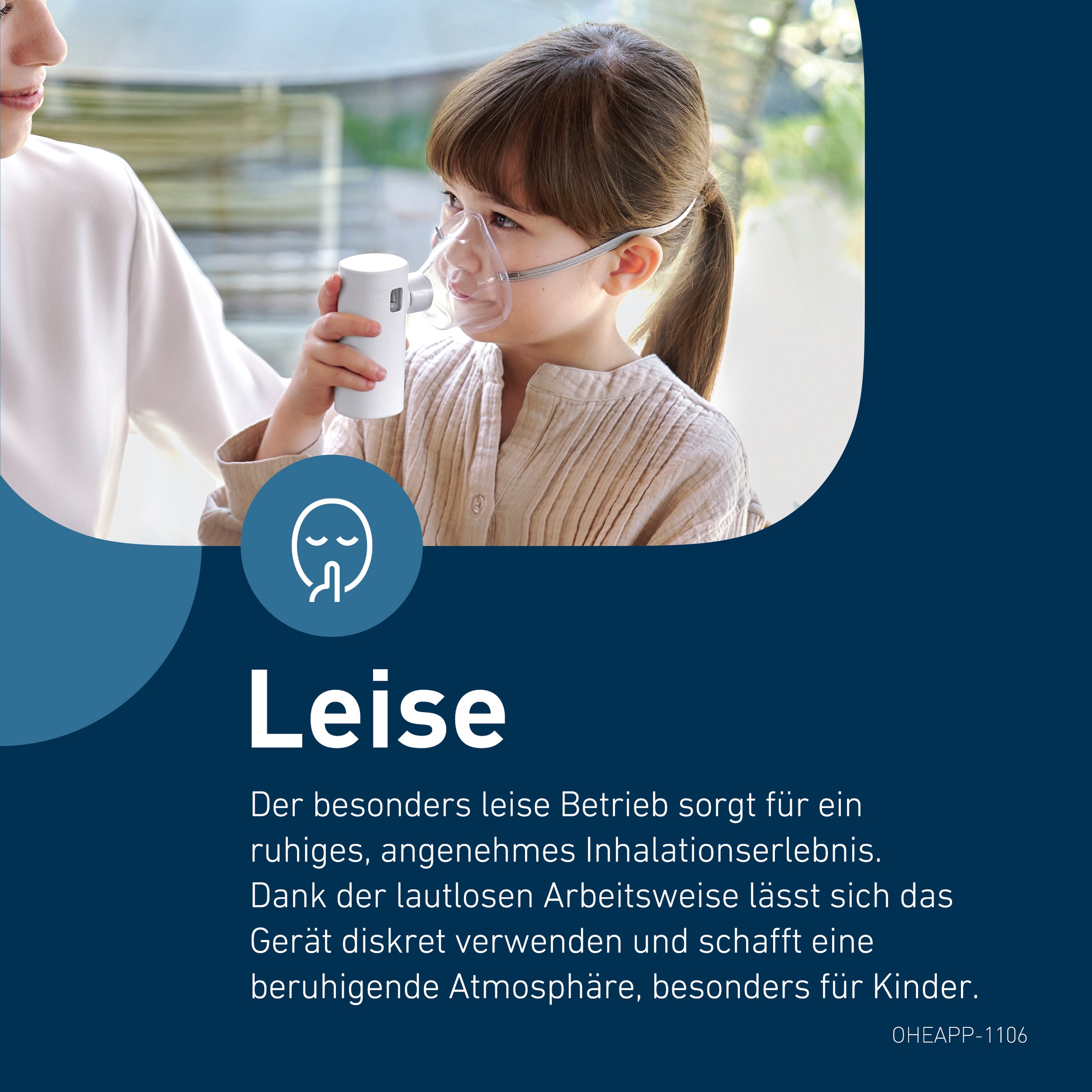 Omron Inhalationsgerät »MicroAir Move, besonders leise, für zu Hause und unterwegs« einfach, effizient, wiederaufladbar
