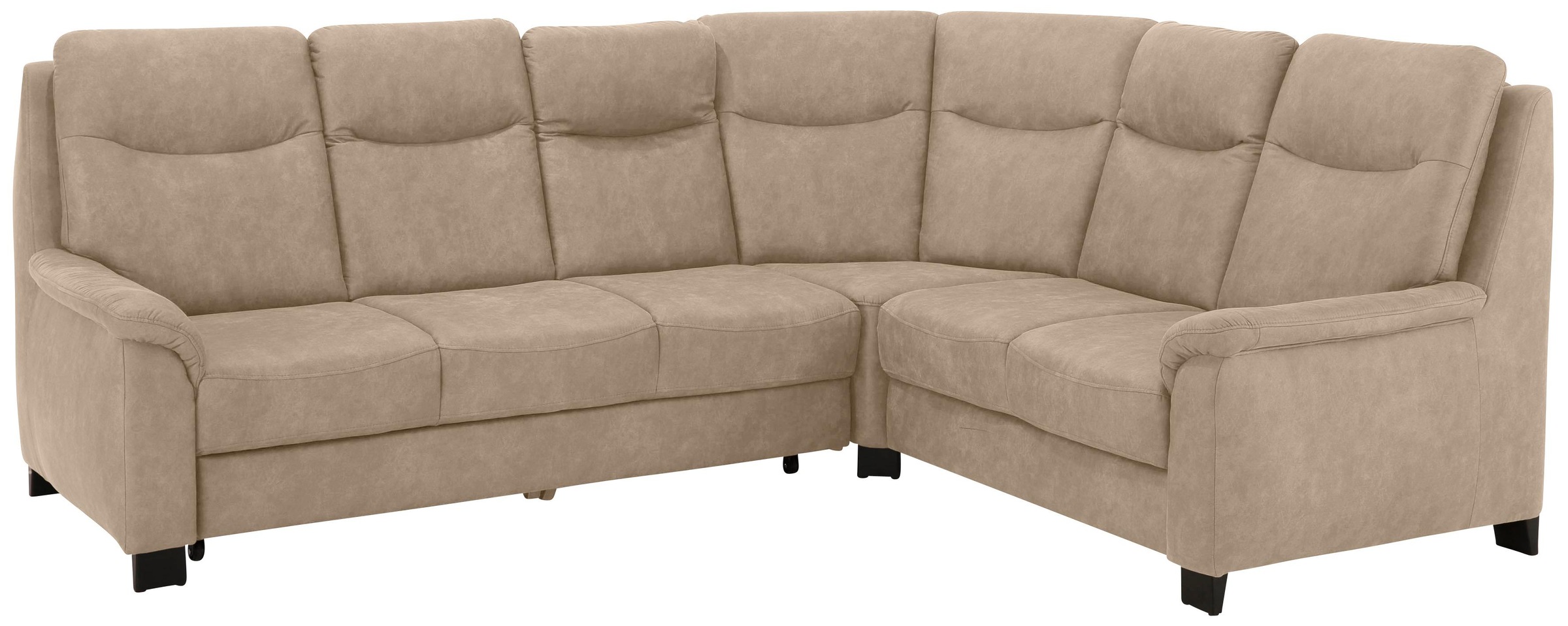 Home affaire Ecksofa »Boccaccio L-Form« mit Federkern, incl. Kopfteilverste günstig online kaufen