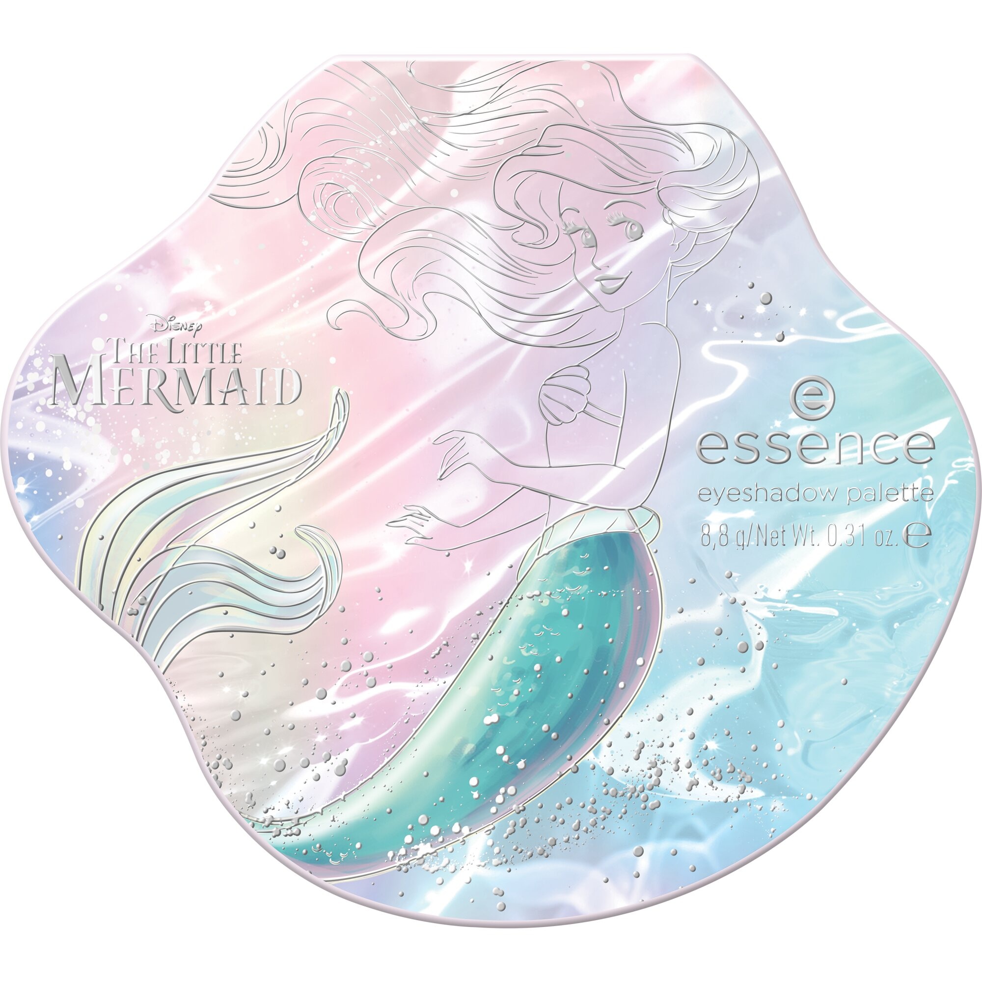 Essence Lidschatten-Palette »DISNEY THE LITTLE MERMAID EYESHADOW PALETTE« Limited-Edition Design mit geprägten Details
