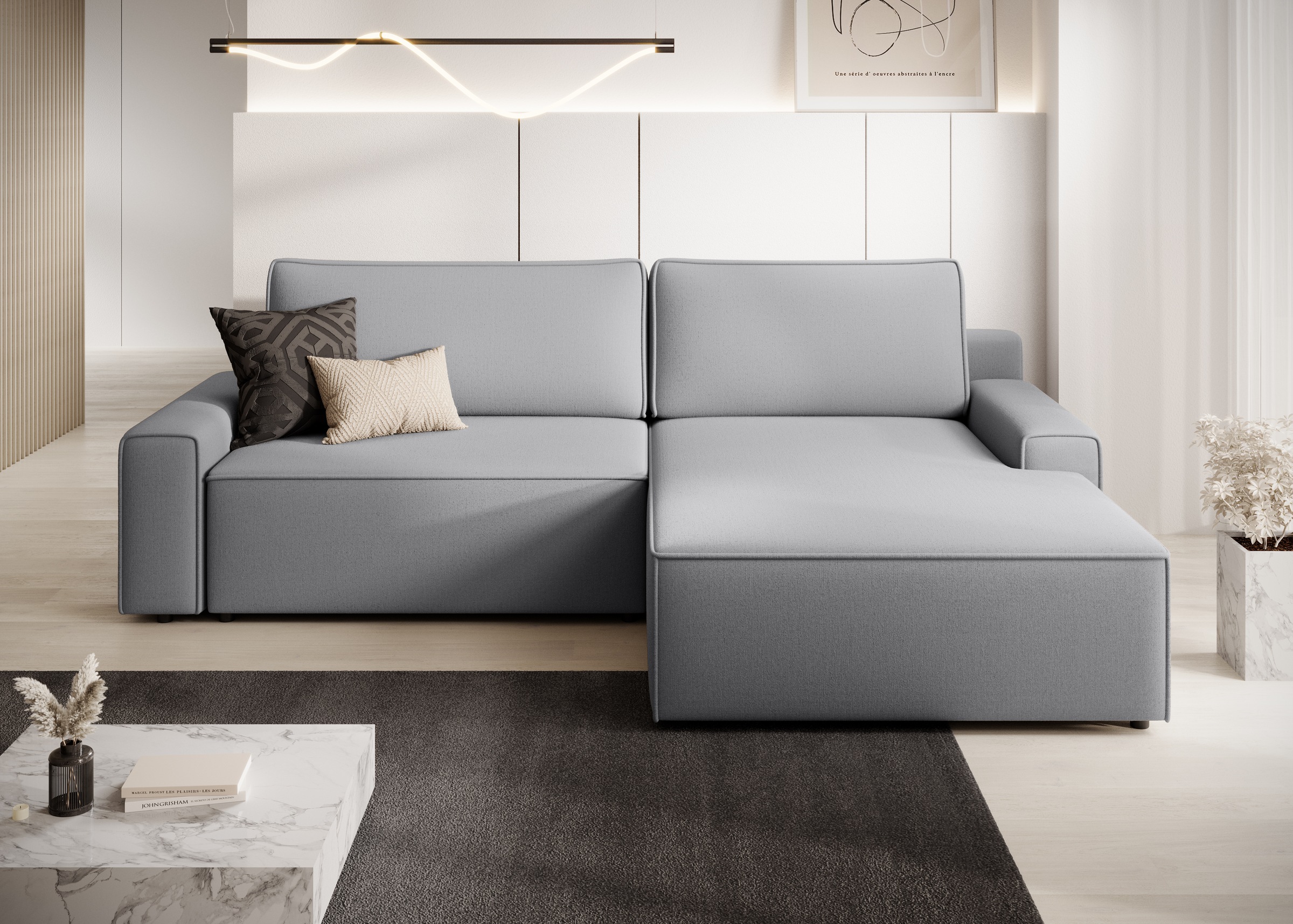 DS PRODUKT Ecksofa »Challenge, Schlafsofa mit Bettkasten, Couch in L-Form, günstig online kaufen
