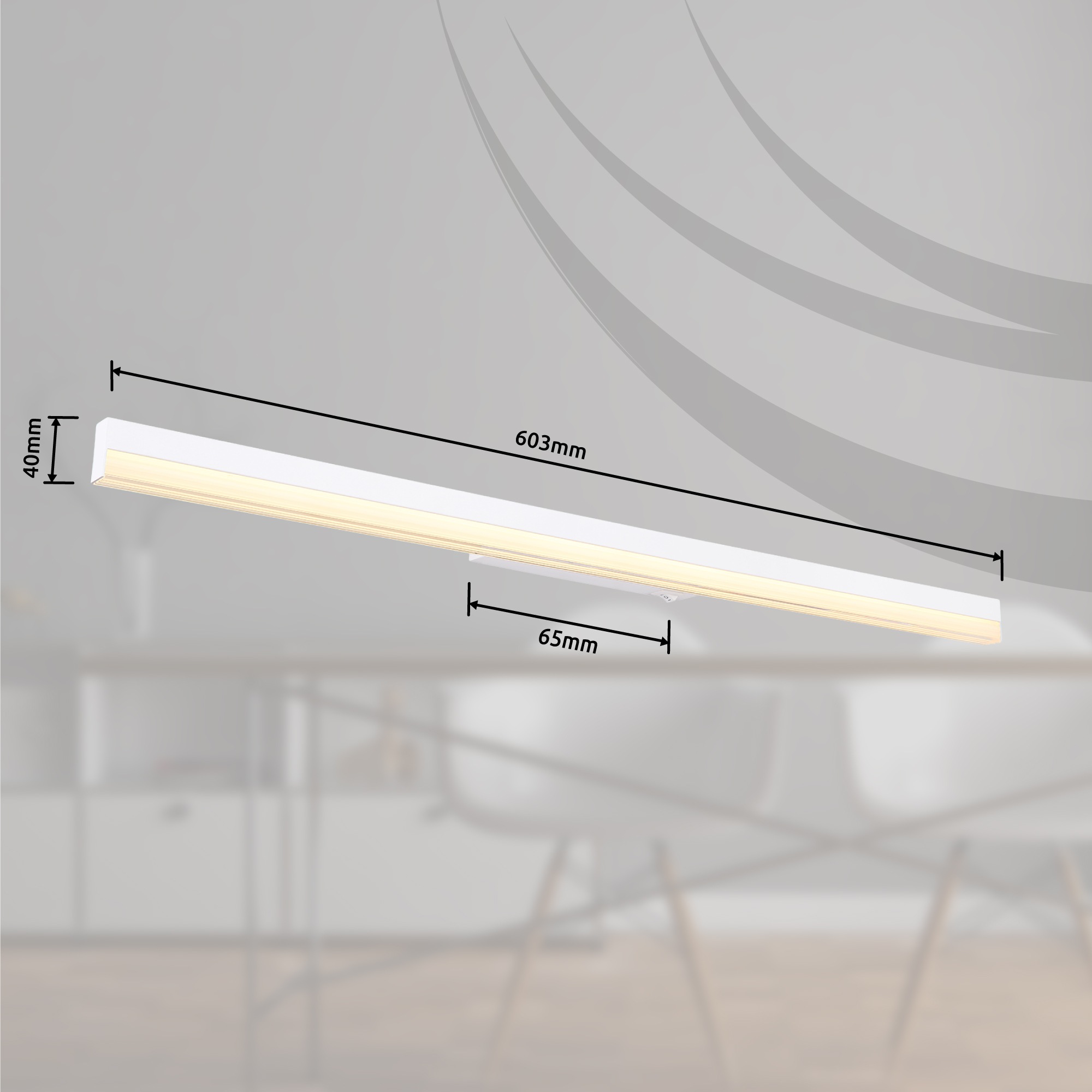 GLOBO LIGHTING LED Wandleuchte »SALLO«, Leuchtmittel LED-Modul | LED fest integriert, Wandlampe/weiß/3000K/6000K/Stufenschalter/opal/Wohnzimmer/Flur