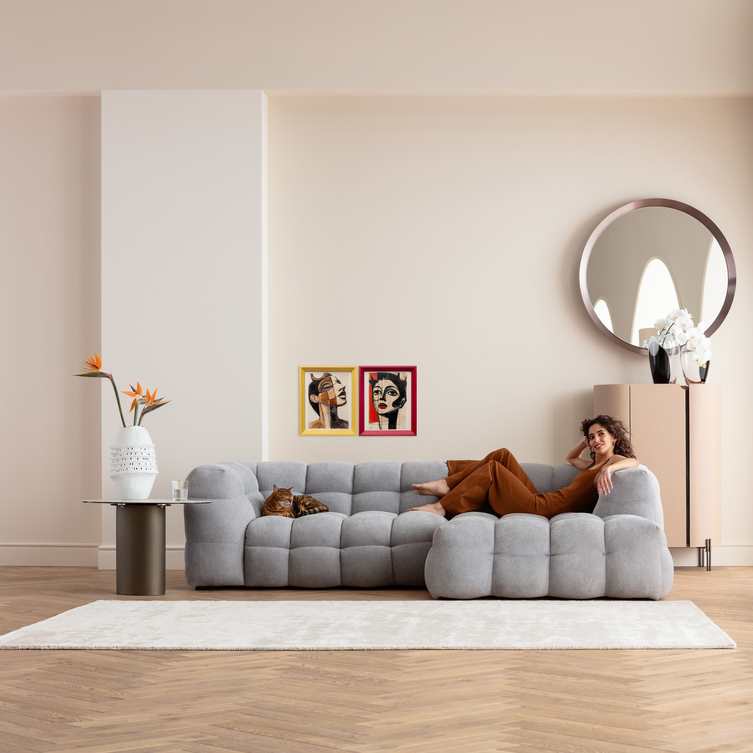 Kare Design Bild mit Rahmen »Gerahmtes Bild Portrait Modernism 22x27cm« Set, 2, 2 Stk. tlg.