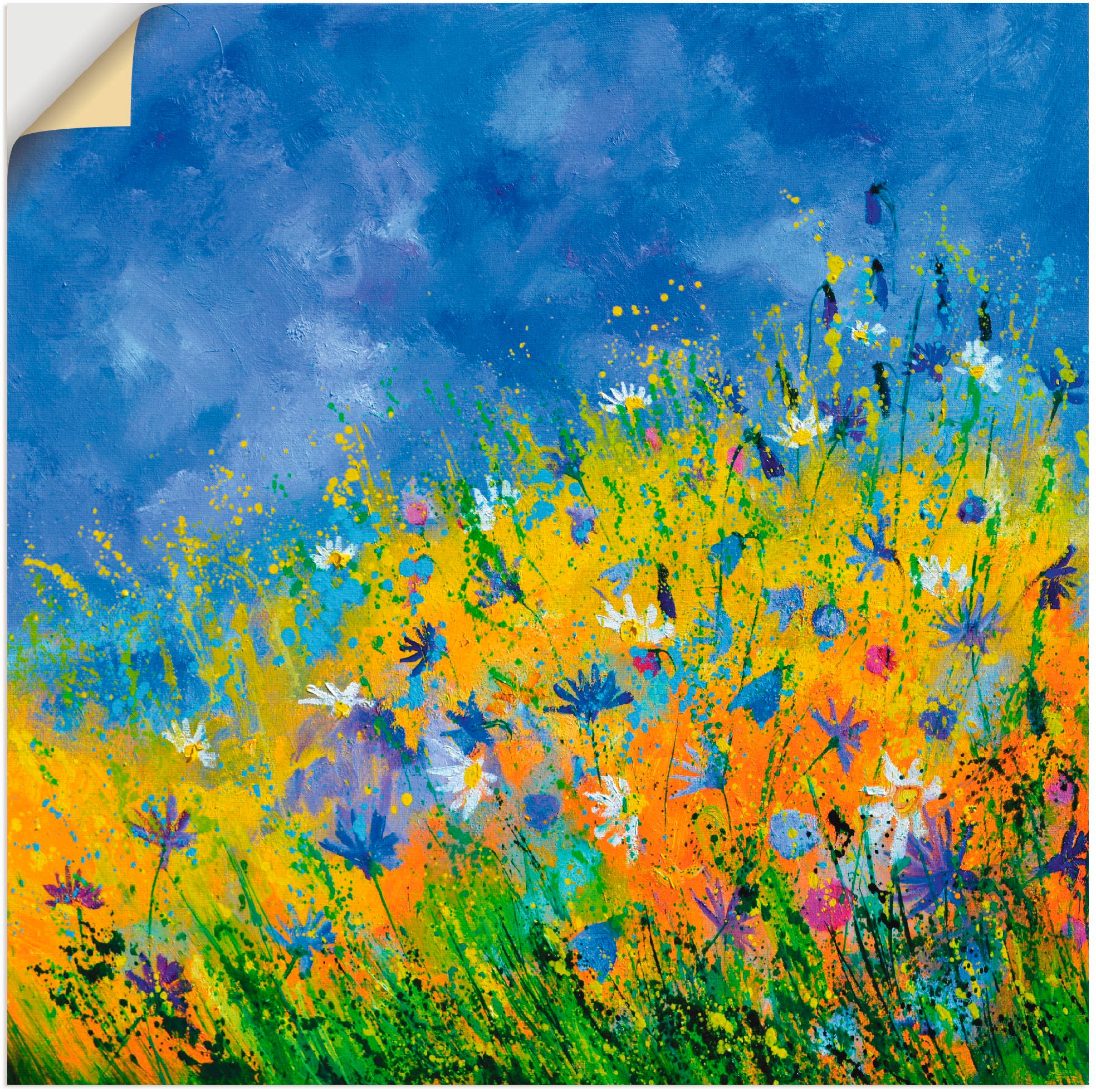 Artland Wandbild »Wildblumen«, Blumenwiese, (1 St.), als Leinwandbild, Wand günstig online kaufen