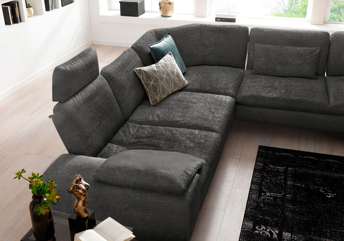 W.SCHILLIG Ecksofa »valentinoo, Designsofa, elegant und bequem, L-Form«, (Set), mit Sitztiefenverstellung, Breite 318 cm