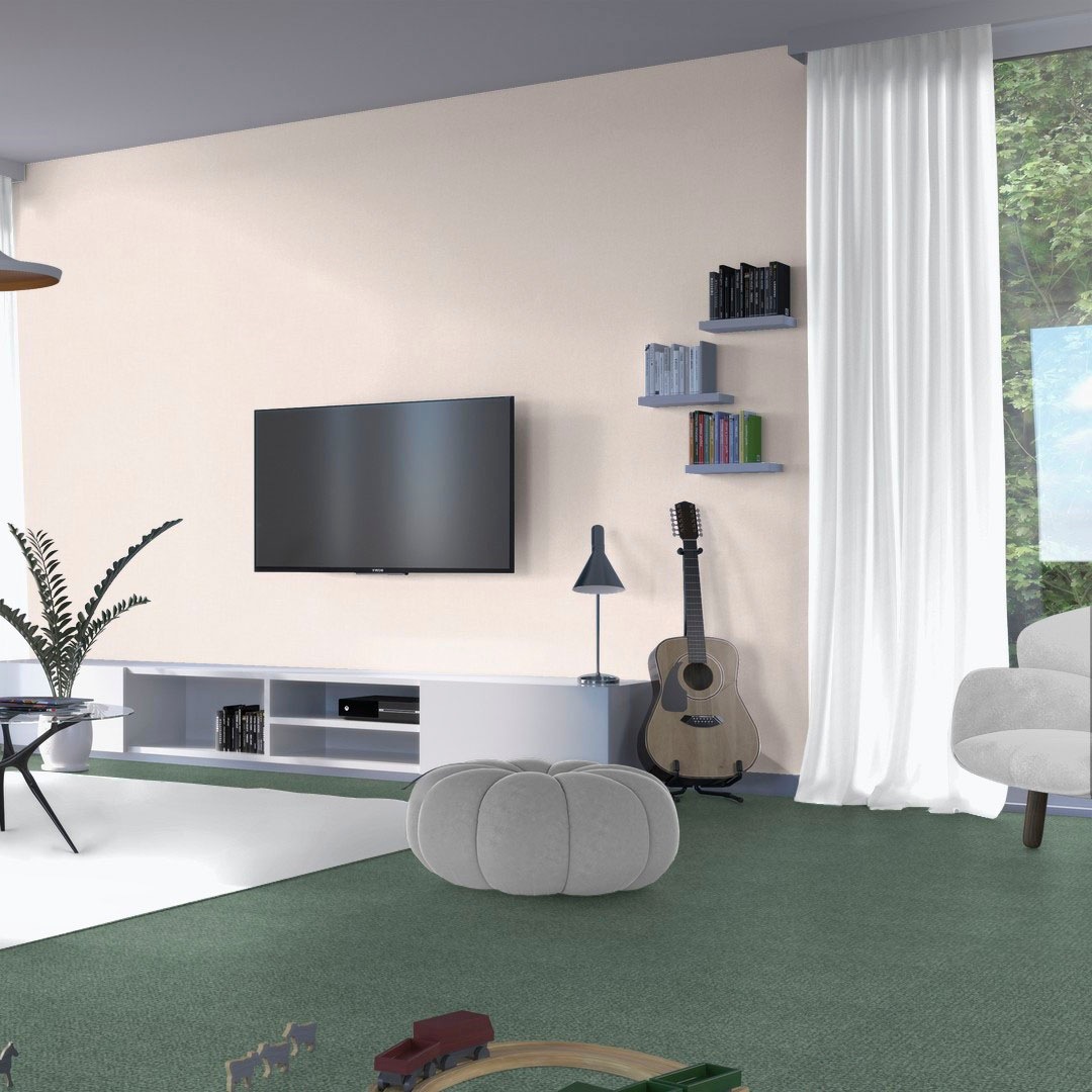 Vorwerk Teppichboden »Passion 1091 (Metro), Schlinge - Uni Farben, Made in Germany«, rechteckig, 6,3 mm Höhe, Wohnzimmer, Schlafzimmer, Kinderzimmer, Breite 400/500 cm