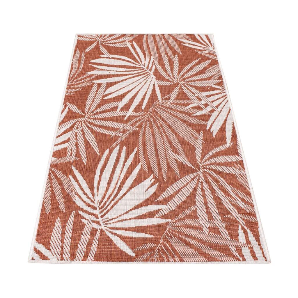 Carpet City Outdoorteppich »DUO RUG 5771«, rechteckig, 5 mm Höhe, Wendeteppich Wetterfest In- & Outdoor, Balkon, Terrasse, Wohnzimmer