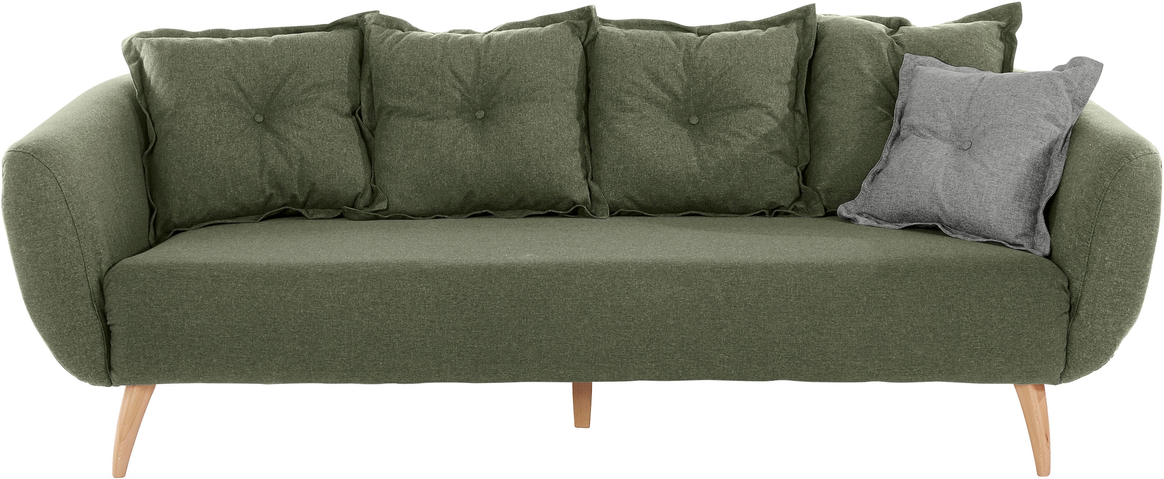 Home affaire 3-Sitzer »Baggio modern und romantisches Design, bequem« Zierkissen inklusive