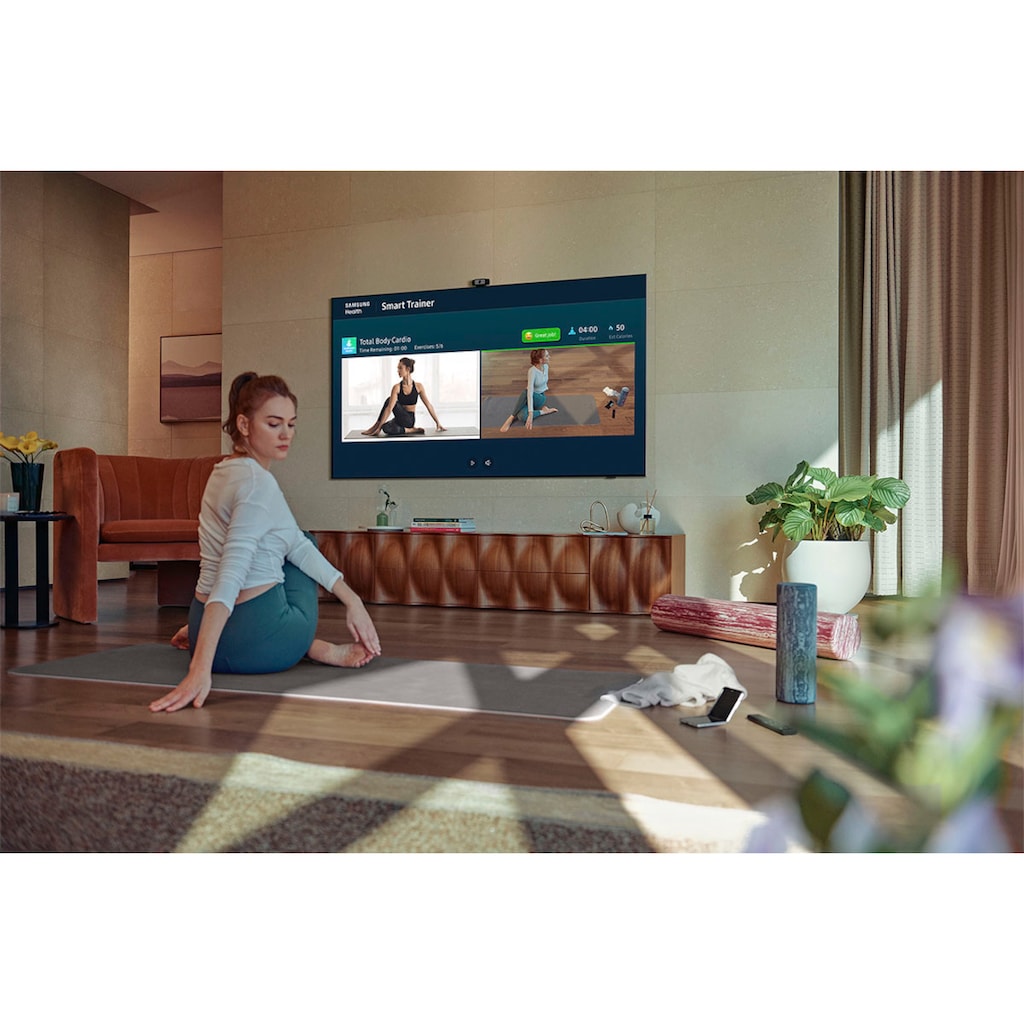 Samsung QLED-Fernseher »GQ55Q80AAT«, 138 cm/55 Zoll, 4K Ultra HD, Smart-TV
