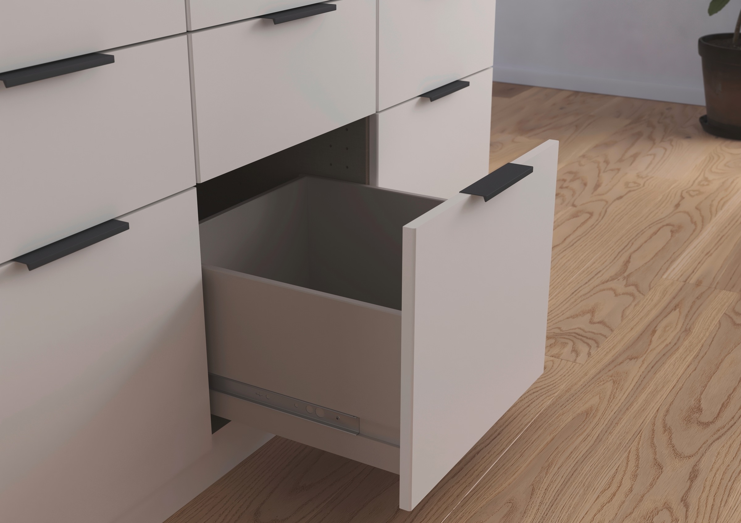 rauch Kleiderschrank »Kleiderschrank Schrank Garderobe Wäscheschrank DUNDEE«, (mit 3 Griff-Varianten), Schubladen in zwei Höhen, optional mit Spiegel MADE IN GERMANY
