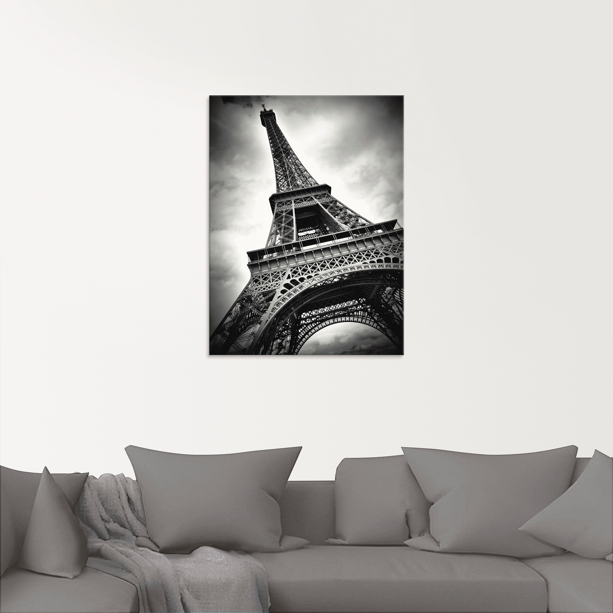 Artland Glasbild »Eiffelturm Paris«, Gebäude, (1 St.), in verschiedenen Größen