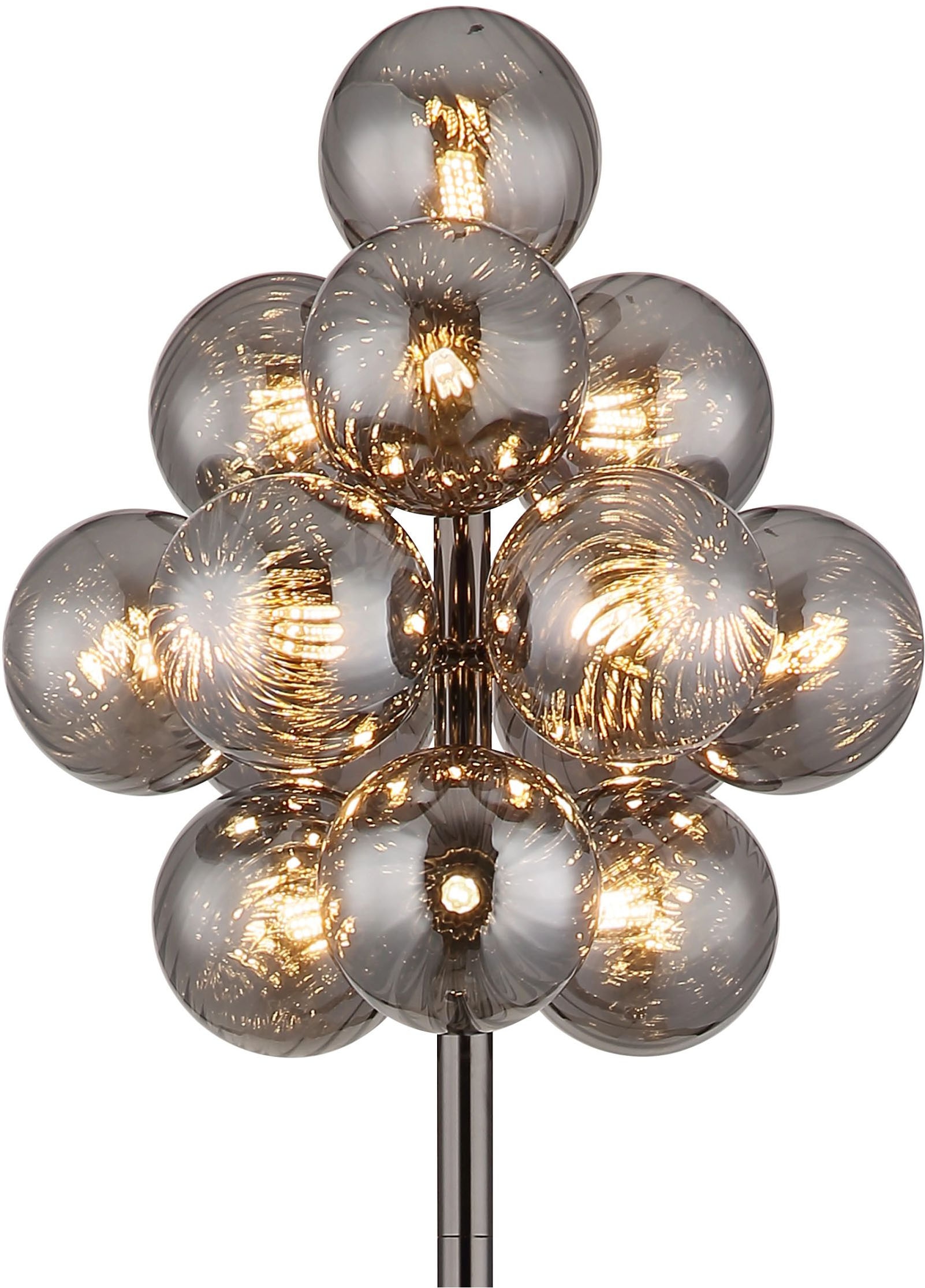 GLOBO LIGHTING LED Stehlampe »CONOR«, 13 flammig, Leuchtmittel G9 | ohne Leuchtmittel, Glaskugeln