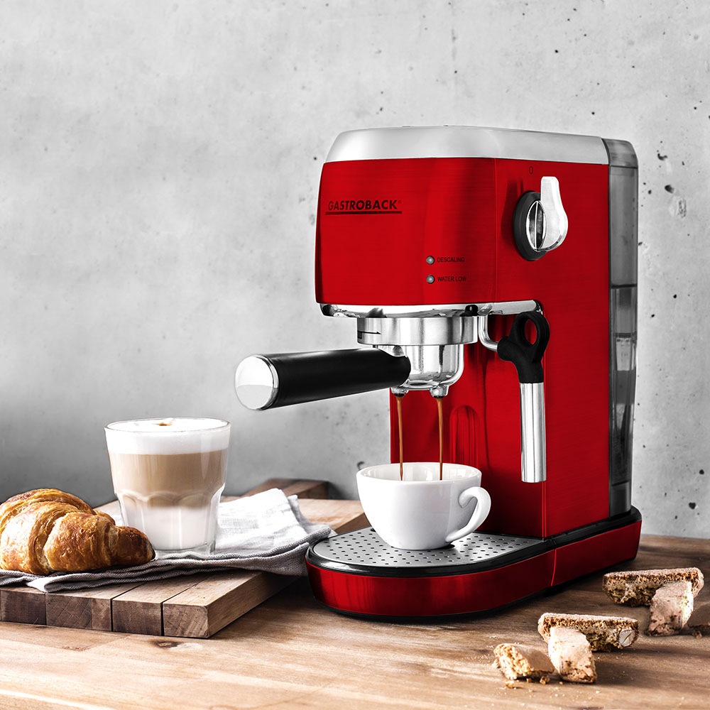 Gastroback Espressomaschine »42719 Design Espresso Piccolo rot«