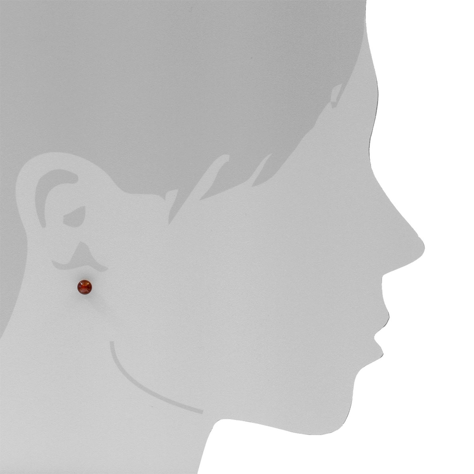 OSTSEE-SCHMUCK Paar Ohrstecker »Ostsee-Schmuck Ohrstecker Kugel 5 mm Ohrstecker Kugel 5 mm«