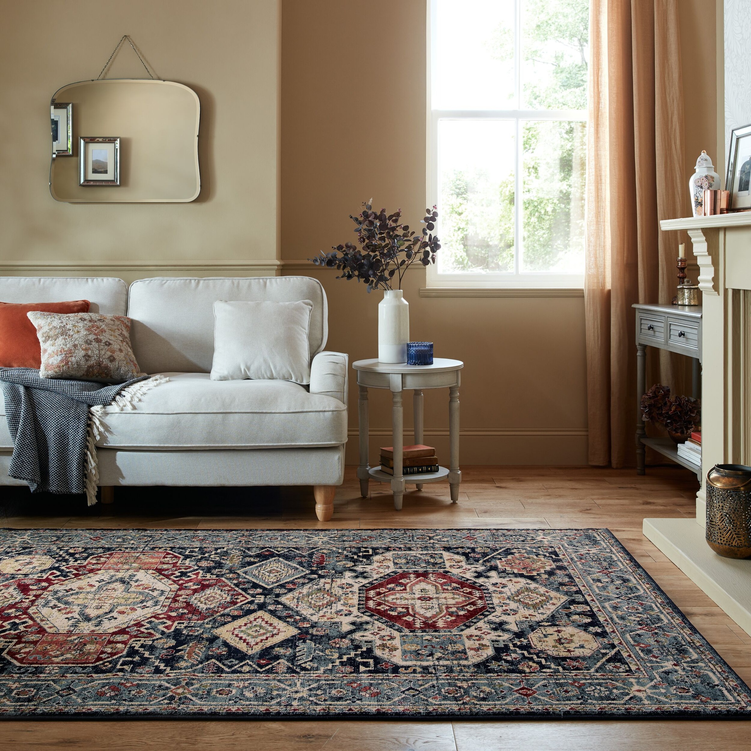 FLAIR RUGS Teppich »Gillingham«, rechteckig, 12 mm Höhe, Vintage Stil