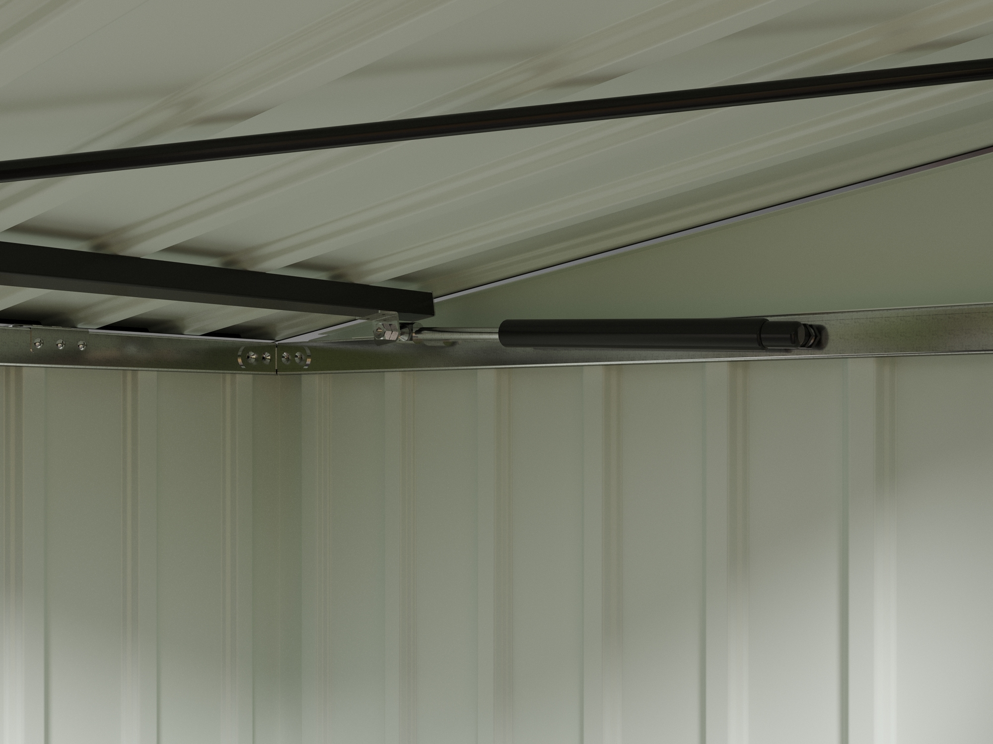 KONIFERA Mülltonnenbox »Fahrradbox aus Metall« BxTxH: 233x105x133 cm