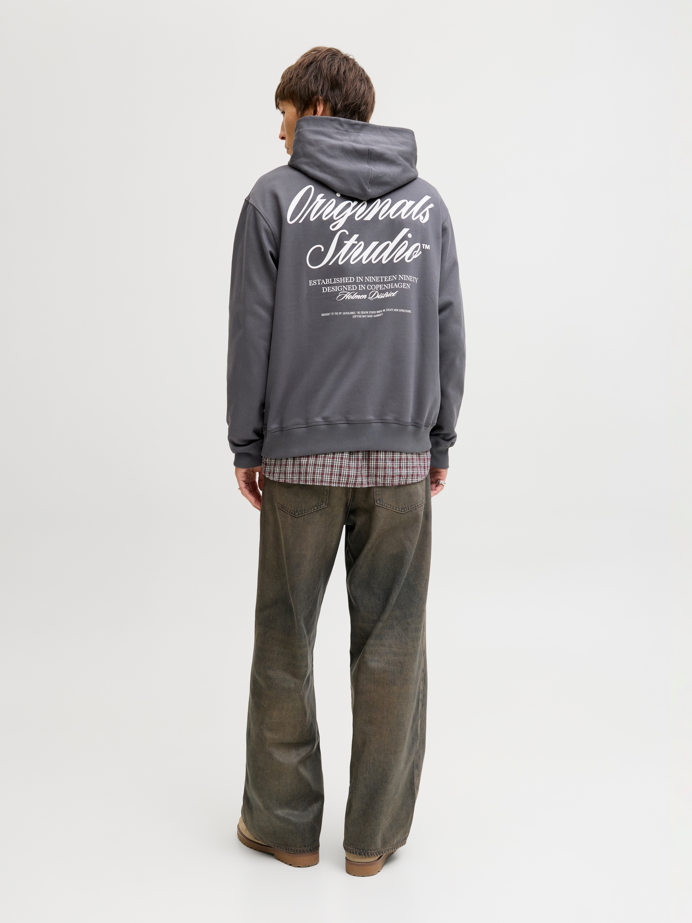 Jack & Jones Kapuzensweatshirt »JORNORREBRO TYPO BACK SWEAT HOOD SN«, mit Print

