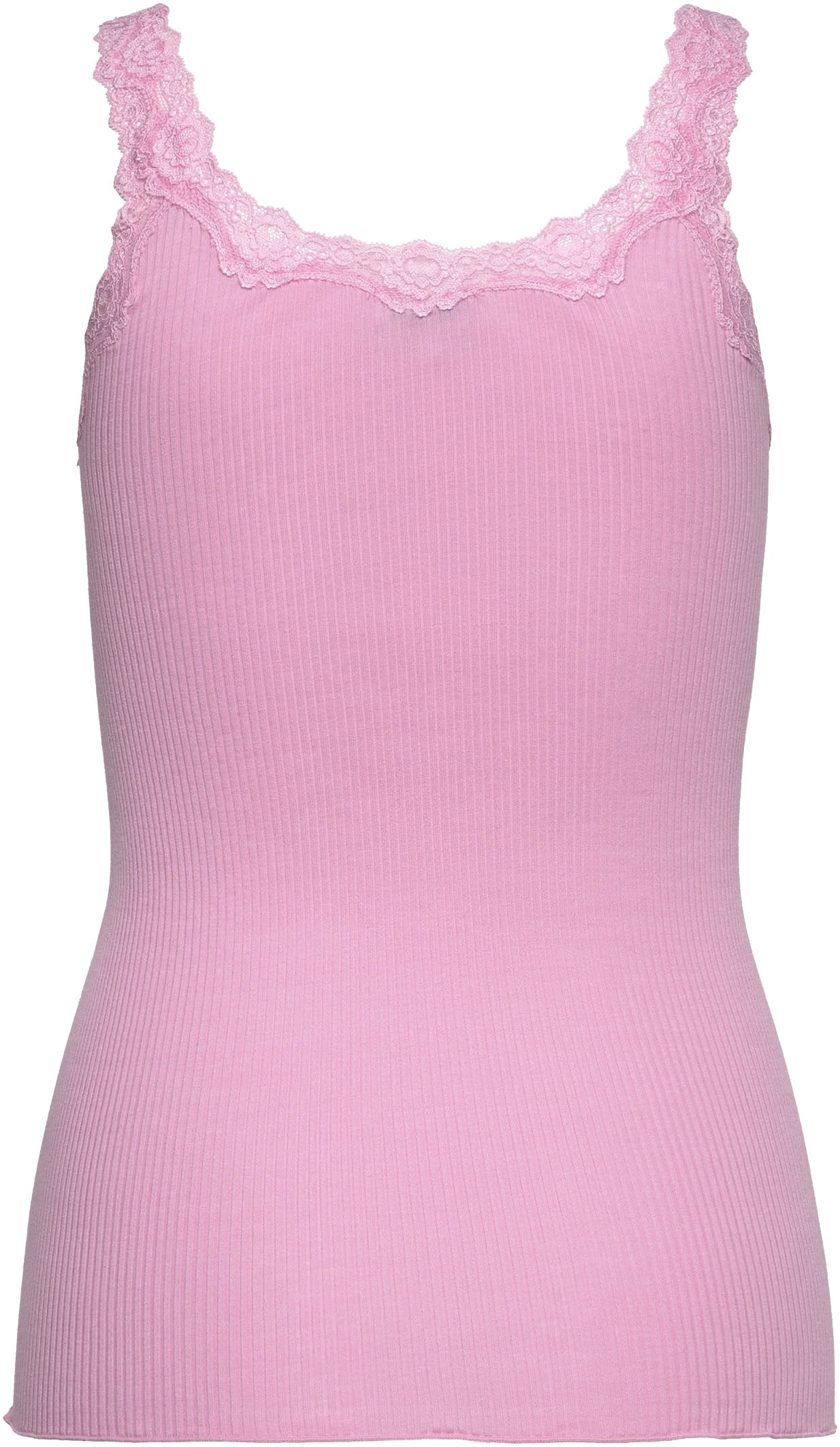 rosemunde Spitzentop »Babette Silk Top mit Seide« umgedrehter Vintage-Spitzenbesatz, feminin, bequem, Seidenmix