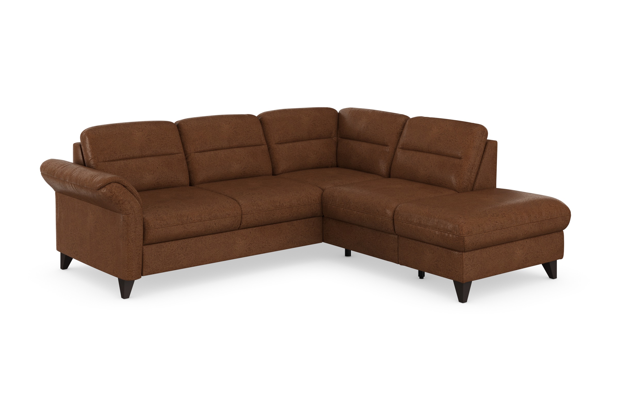 sit&more Ecksofa »Mellum L-Form«, Federkern, wahlweise mit Bettfunktion, Stauraum und Armteilfunktion