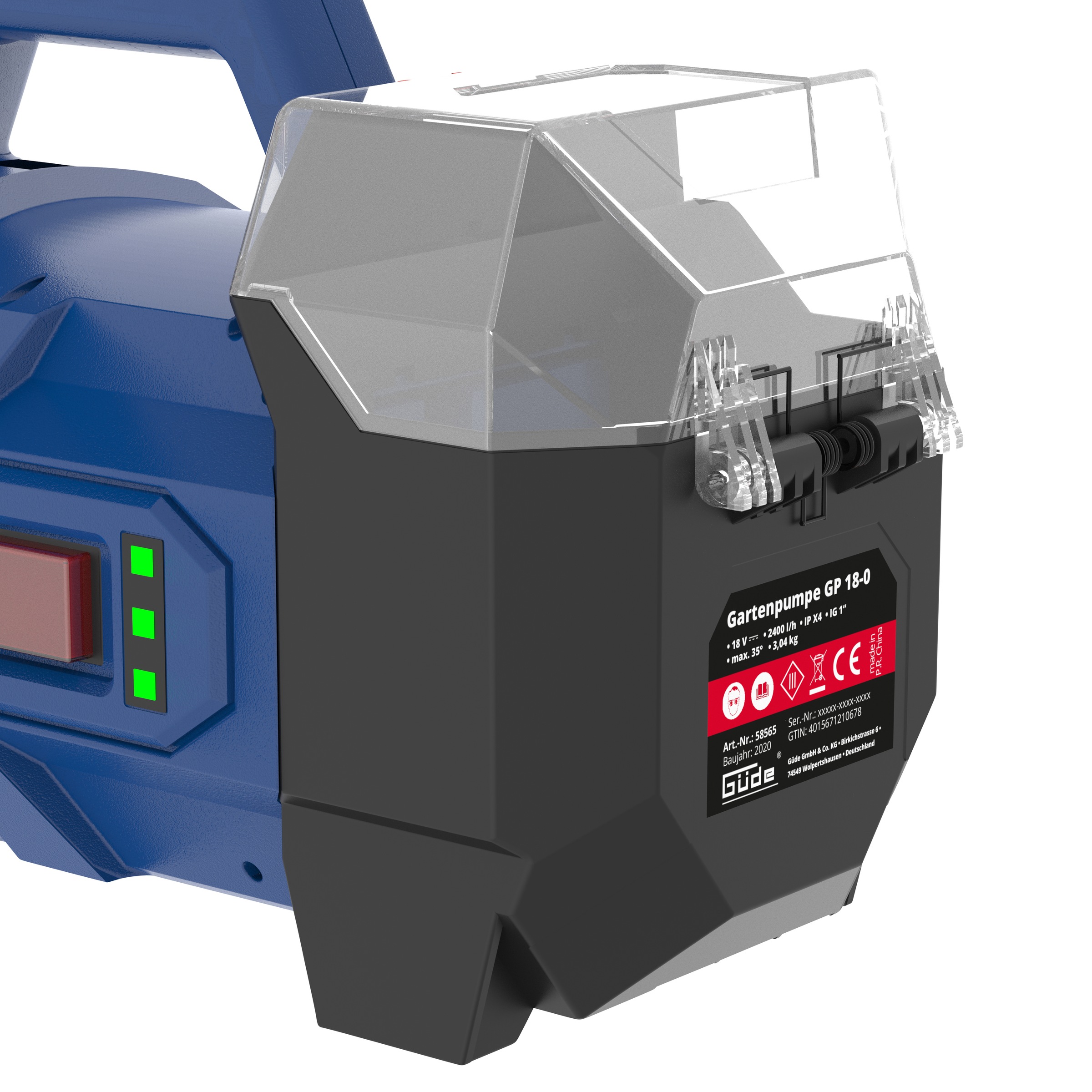 Güde Klarwasserpumpe »KTP 18-201-23« inkl. Akku