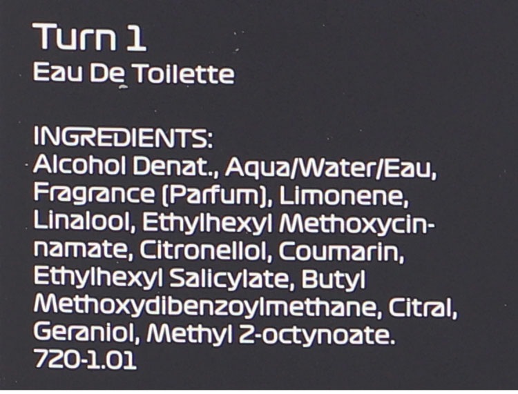 F1 Eau de Toilette »Turn 1«, mit holzig aromatischer Note