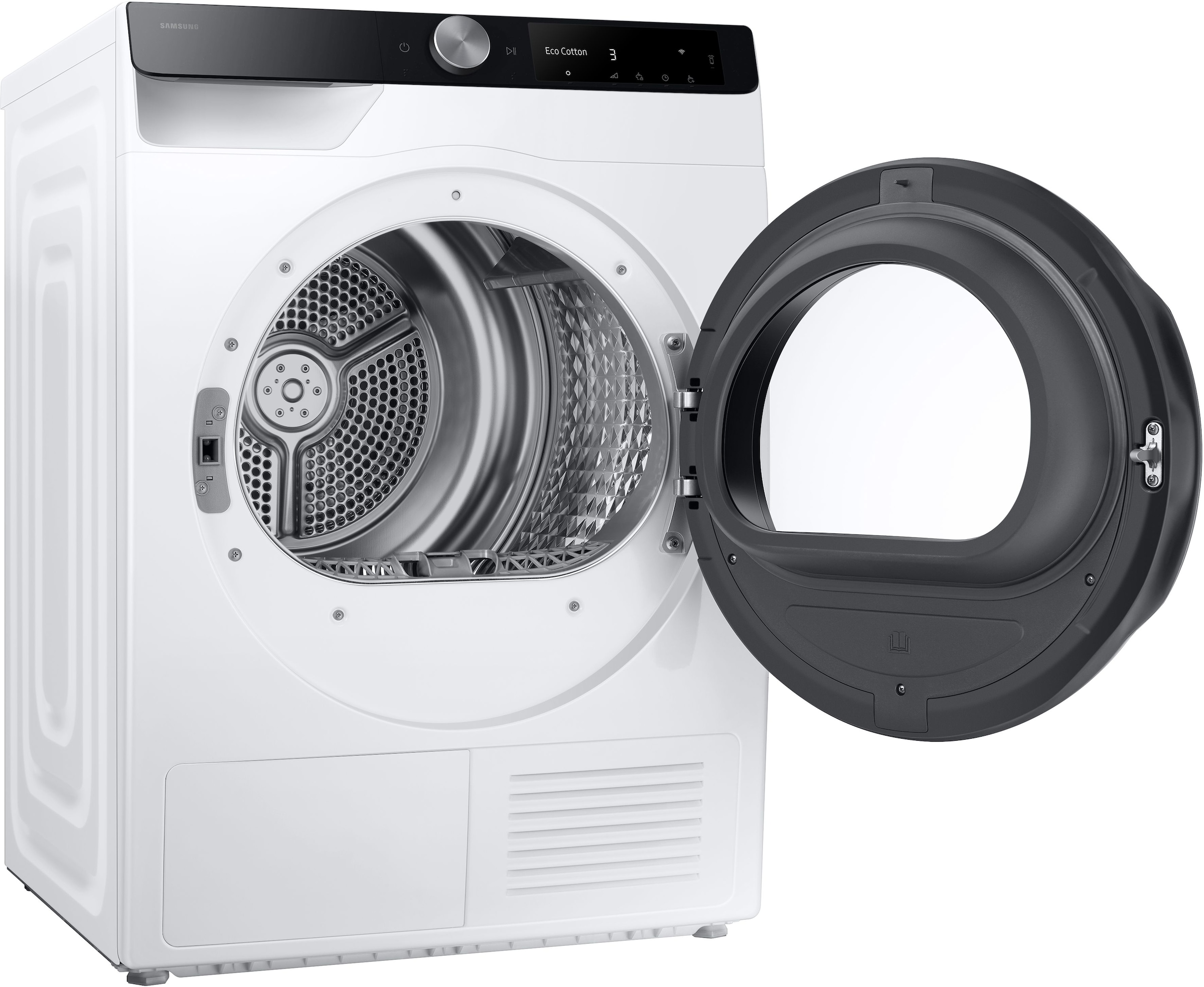 Samsung Wärmepumpentrockner »DV90DG6845LKU2«, DV6400D, 9 kg, Klartext-Display - Eiache und komfortable Bedienung