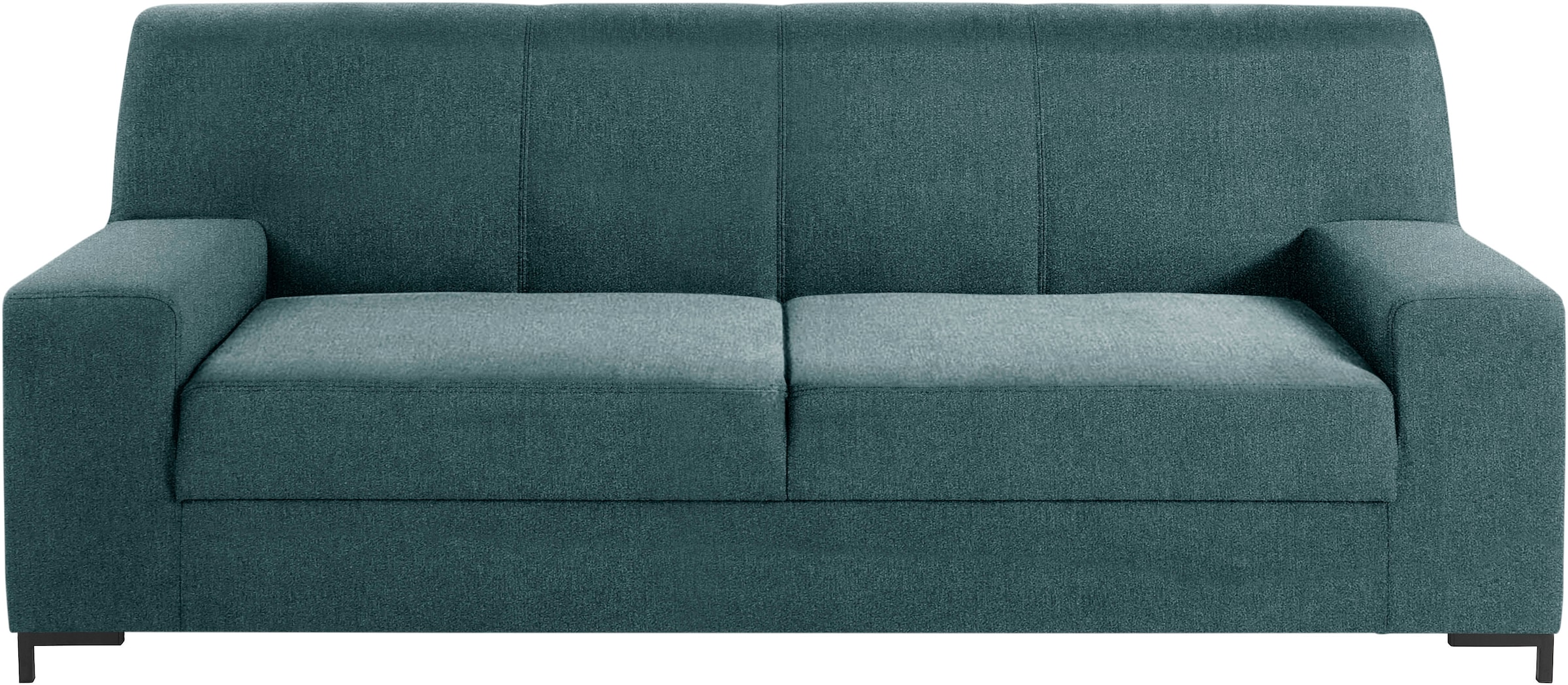 DOMO collection 2-Sitzer »Ledas kubisch und komfortabel, flache Armlehnen, eleganter Fuß,«, in vielen Farben erhältlich