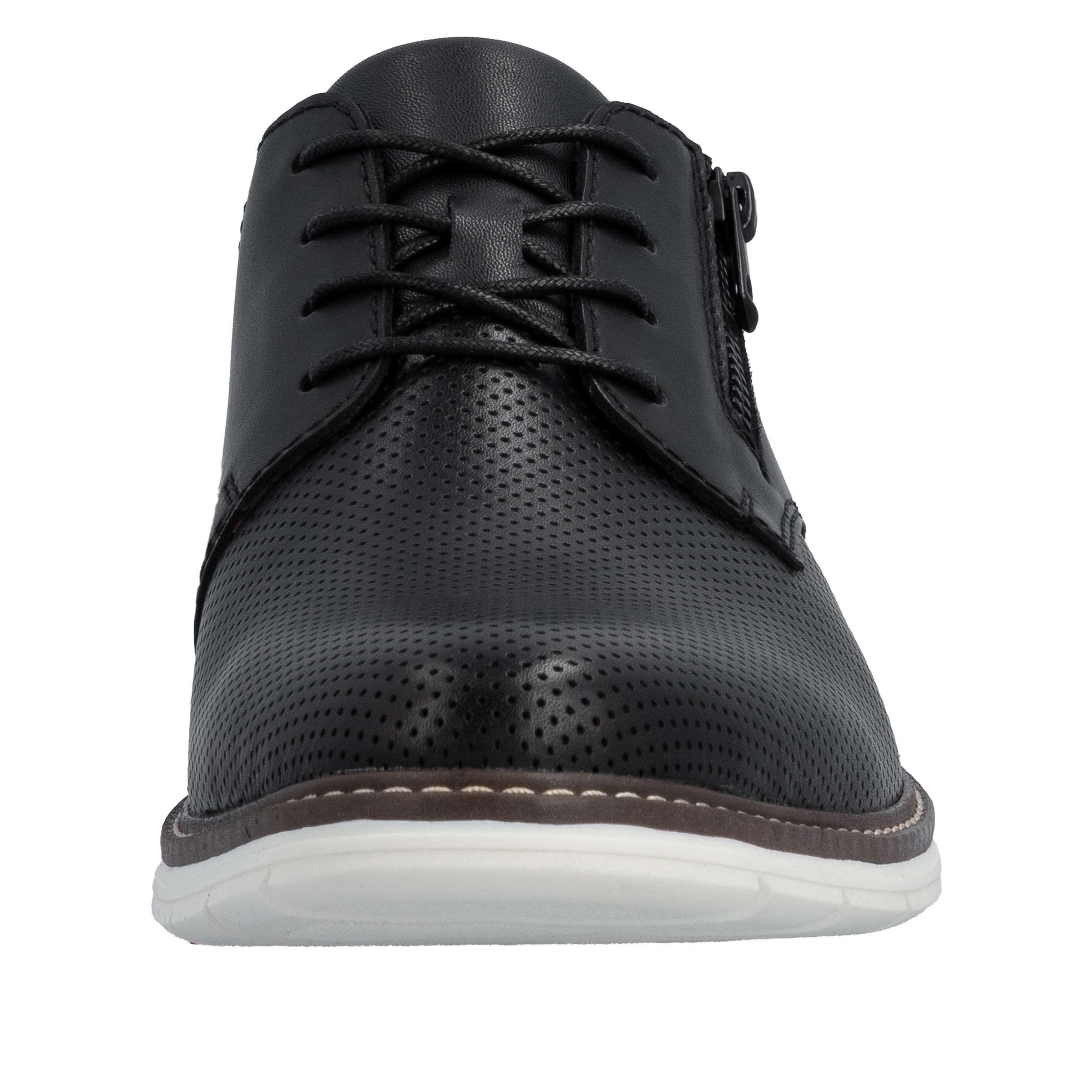 Rieker Schnürschuh  Halbschuh, Freizeitsneaker, Casual-Schnürer mit Perforation