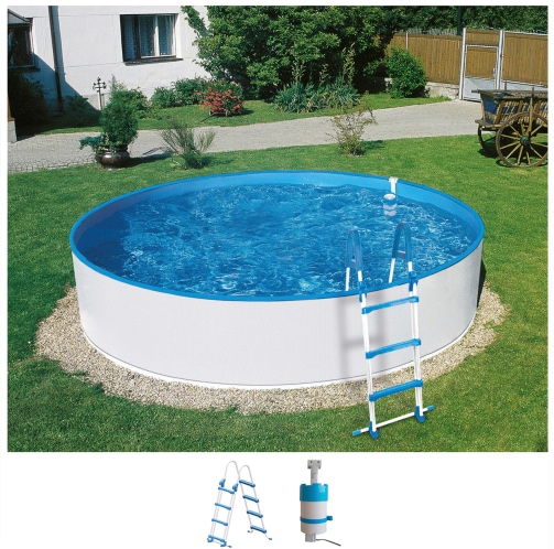 KONIFERA Rundpool »SANTORINI 1«, (Set, 3 tlg.), in verschiedenen Größen