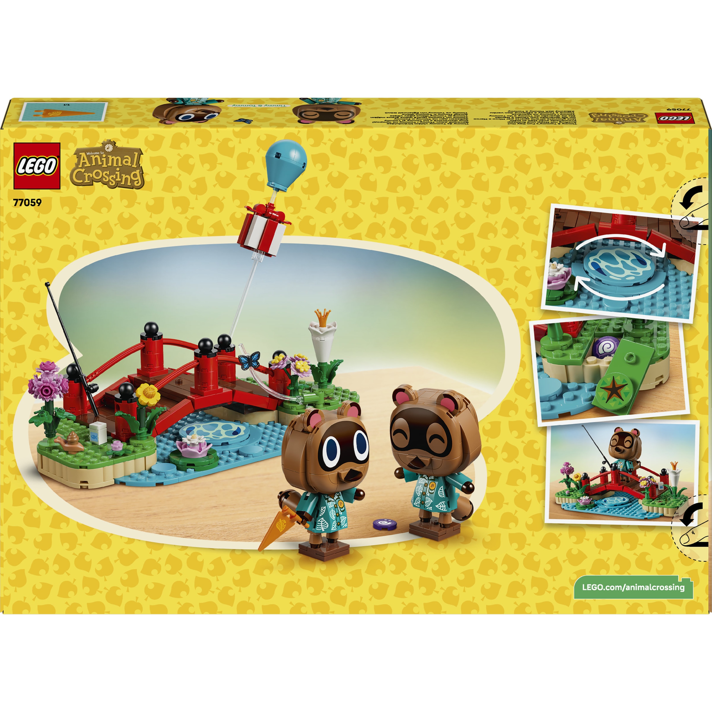LEGO® Konstruktionsspielsteine »Ausflug mit Nepp und Schlepp (77059), LEGO Animal Crossing« Made in Europe