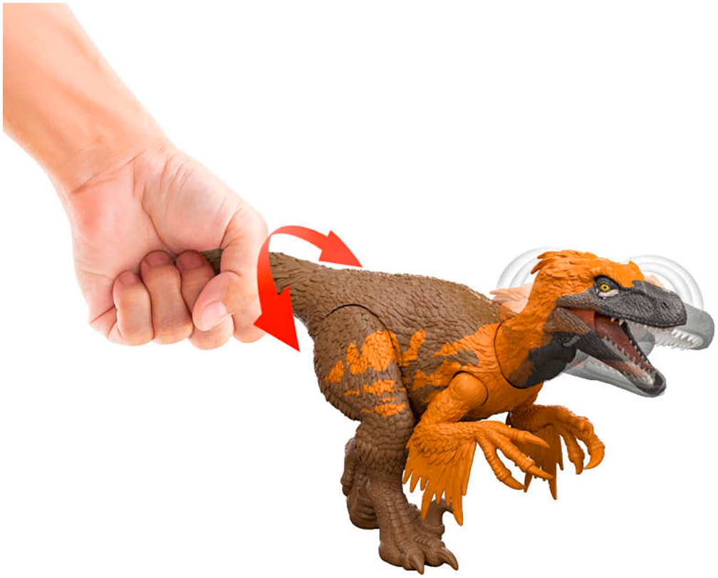 Mattel® Actionfigur »Jurassic World, Rebirth, Wild Roar, Utahraptor«