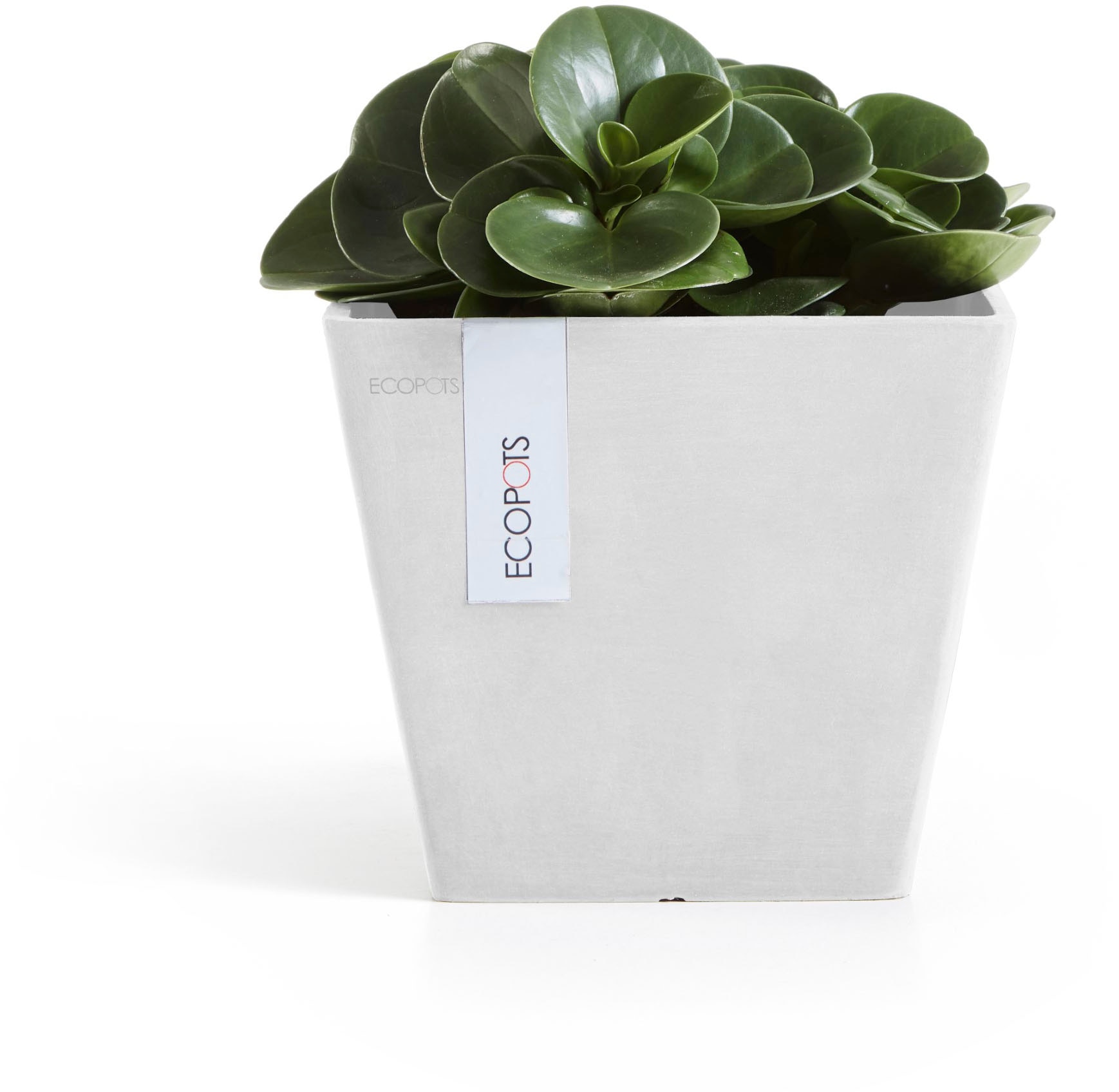 ECOPOTS Blumentopf »Rotterdam 20 Weiß« für innen und außen: frostsicher, bruchsicher und lichtbeständig