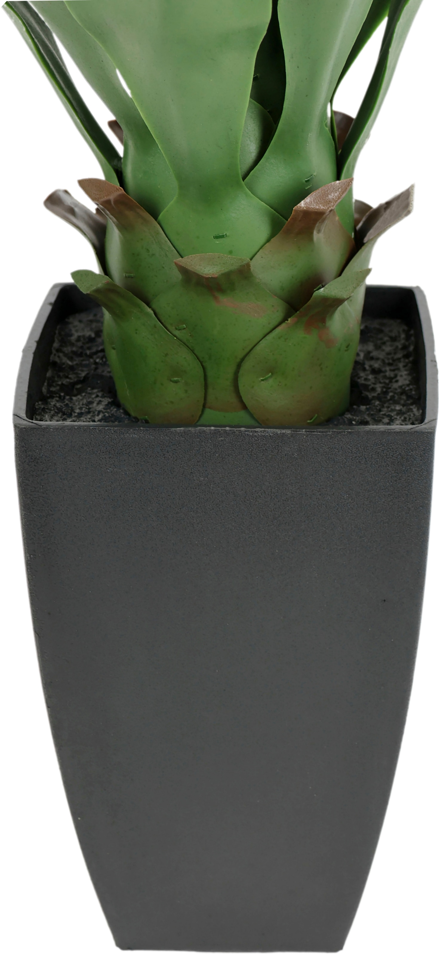 I.GE.A. Kunstpflanze »Künstliche Agave im Topf Pflanze Aloe Vera Sansevieria«, Grünpflanze Zimmerpflanze Palme