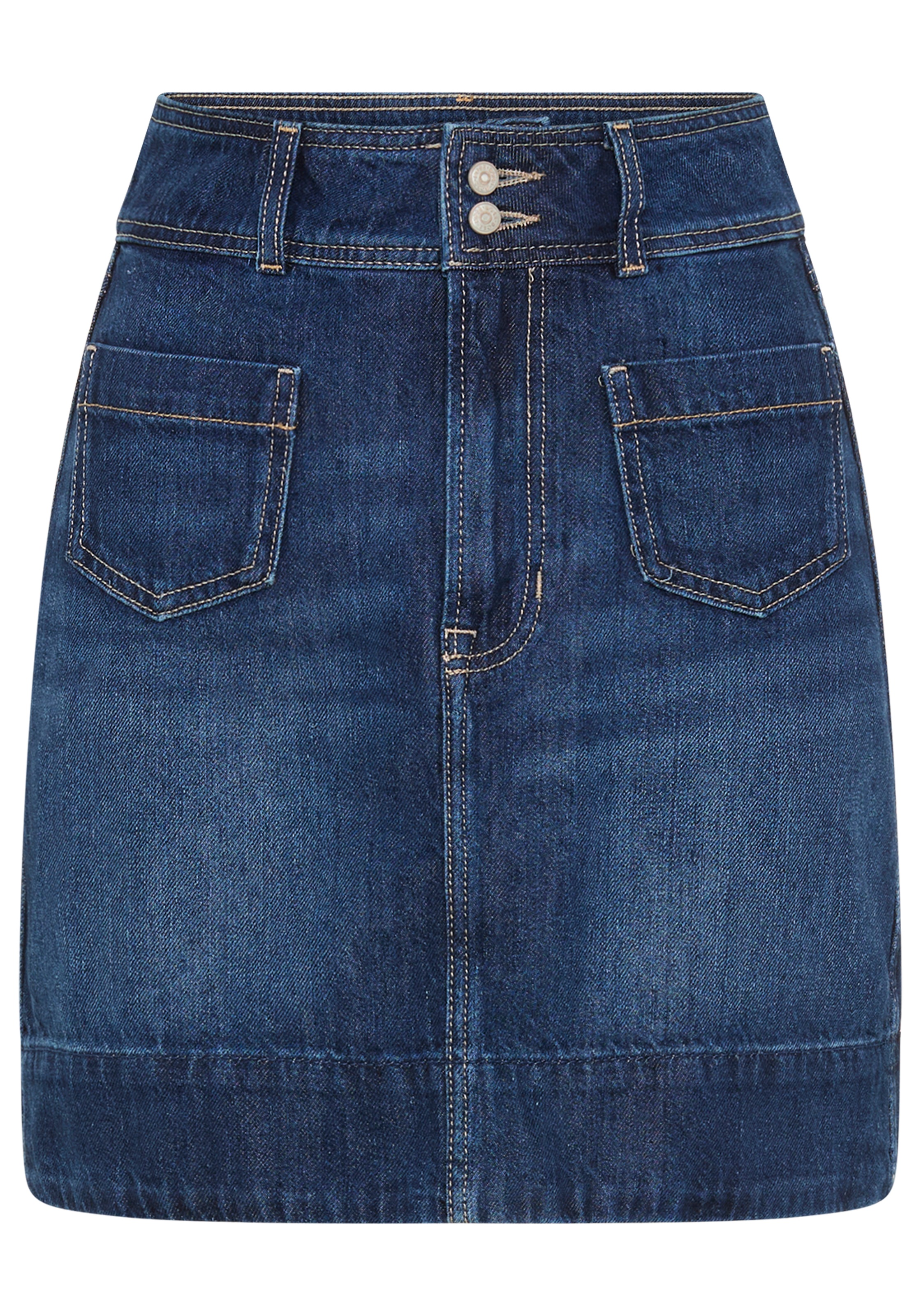 BOSS ORANGE Minirock »MINI SKIRT 1.0 Premium Damenmode« im 70s Look, mit hohem Bund