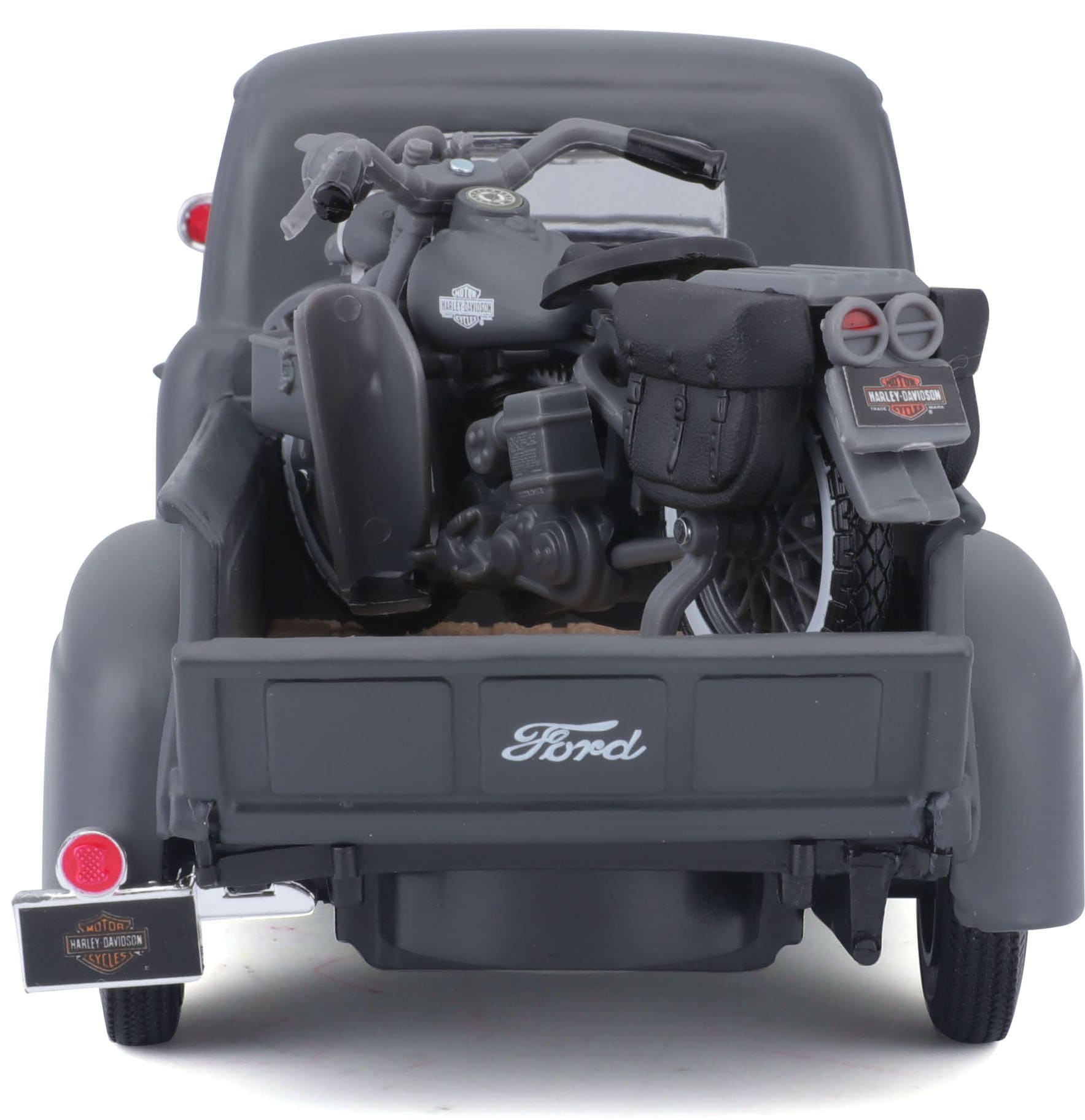 Maisto® Sammlerauto »Ford F1 ´48«, 1:24, inklusive Harley-Davidson WLA Flathead