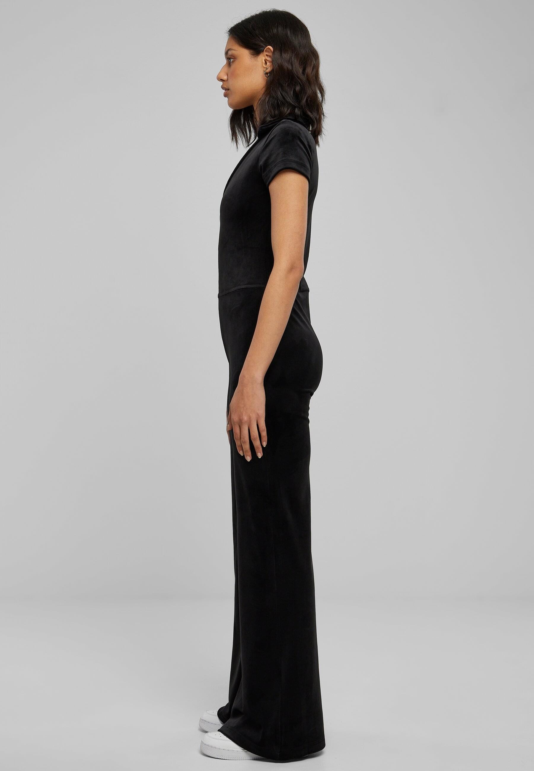 URBAN CLASSICS Jumpsuit »Urban Classics Damen Ladies Velvet Jumpsuit« 1 Stk.