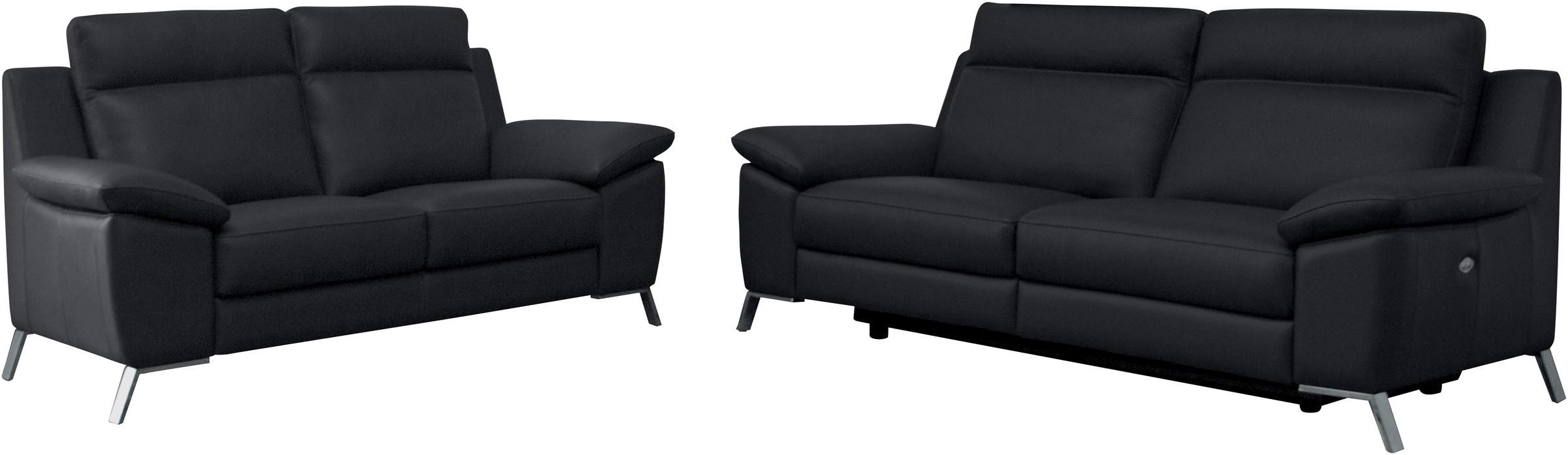 CALIA ITALIA Polstergarnitur »Roby« Set, 2 Stk. tlg. in Leder, mit elektris günstig online kaufen