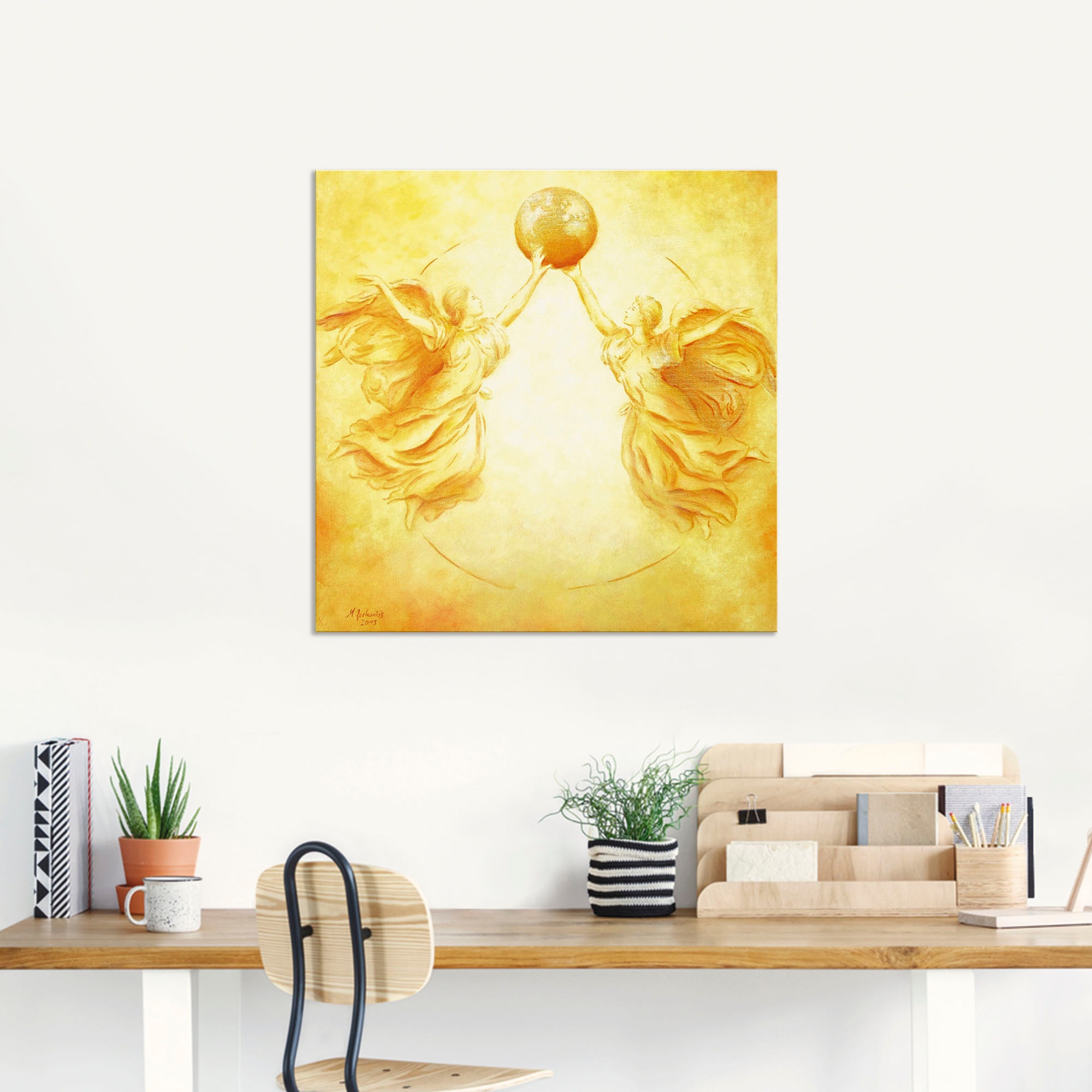 Artland Wandbild »Schutzengel der Erde«, Religion, (1 St.), als Alubild, Outdoorbild, Wandaufkleber in verschied. Größen