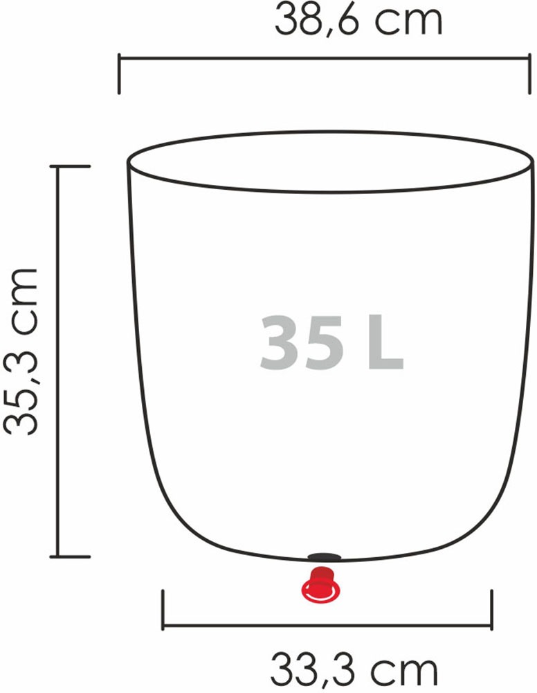 Scheurich Blumentopf »40/259 linetto«