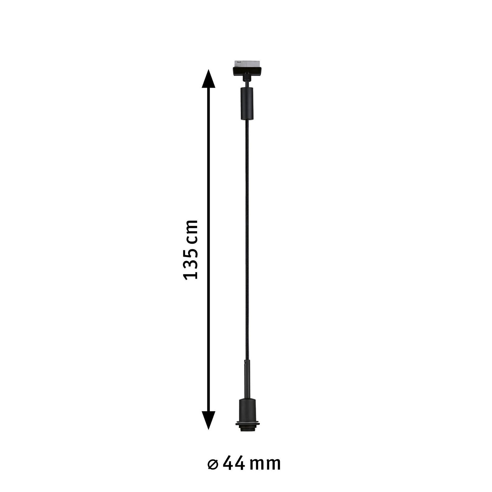 Paulmann Schienensystem-Leuchten »URail Pendel DecoSystems Basic E14 max. 20W dimmbar 230V«, Einzelspot, dimmbar