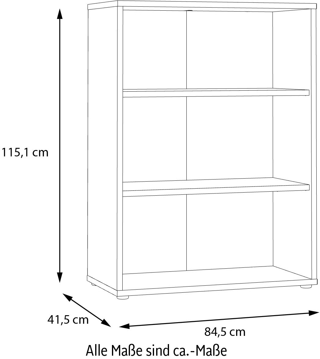 FORTE Aktenregal »Keflav«, Breite 84,5 cm